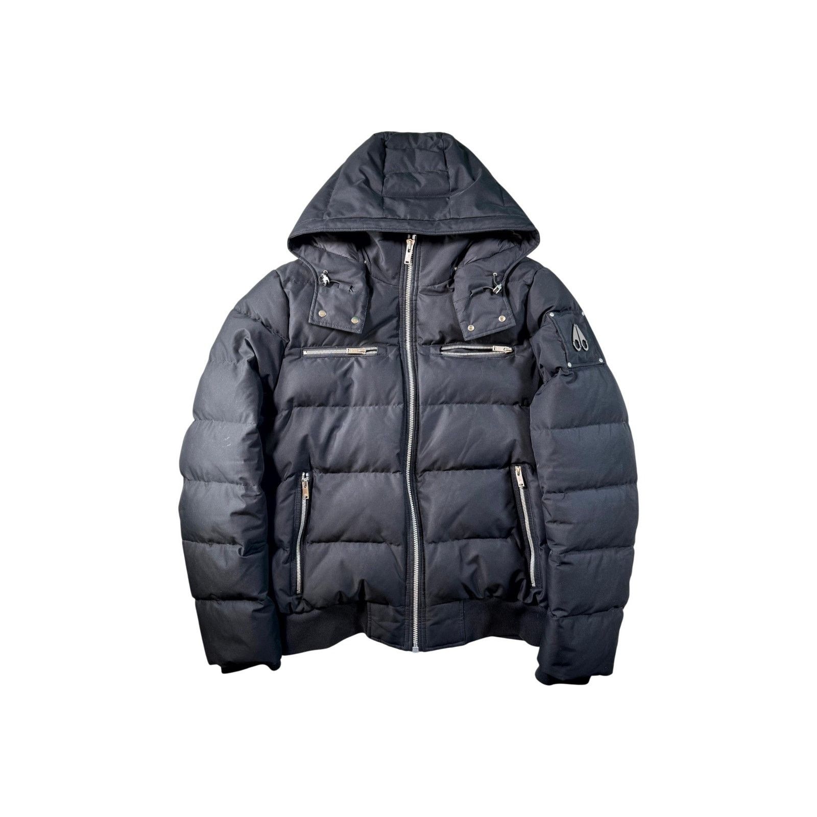 Moose Knuckles Moose Knuckles Black Bomber Jacket Size US XL / EU 56 / 4 - 1 Thumbnail
