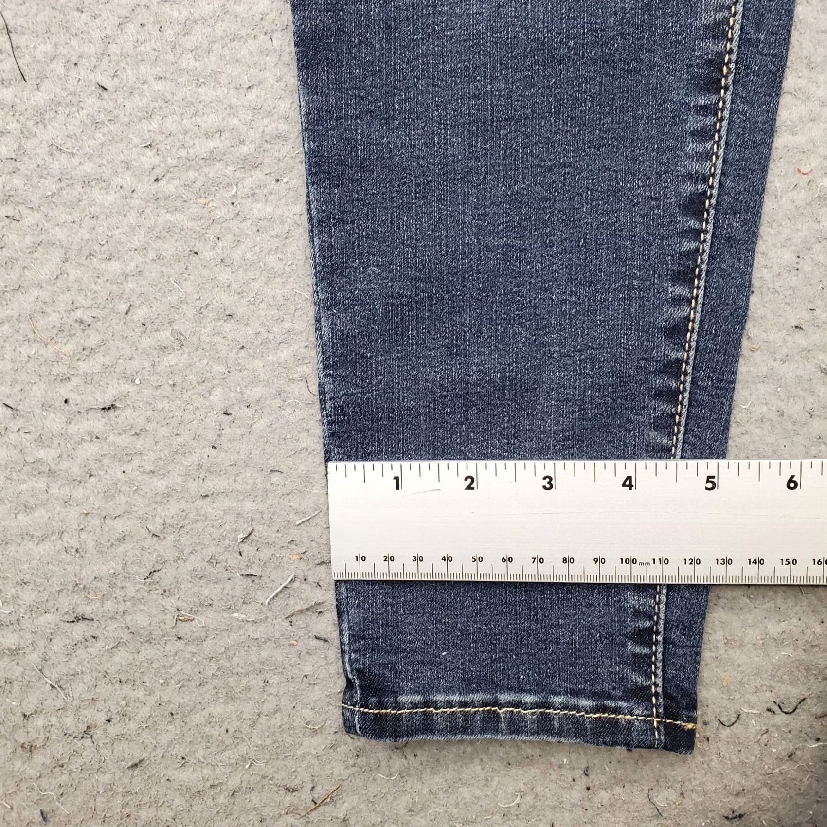 Denizen DENIZEN from Levi's Jeans Womens Size 2 Blue Denim Faded Stretch Modern Skinny Leg Size 26" / US 2 / IT 38 - 5 Thumbnail