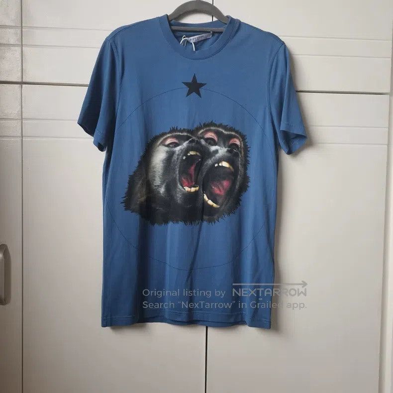 Givenchy Givenchy Classic Double Monkey Print Short-Sleeve T-Shirt Size US XS / EU 42 / 0 - 2 Thumbnail