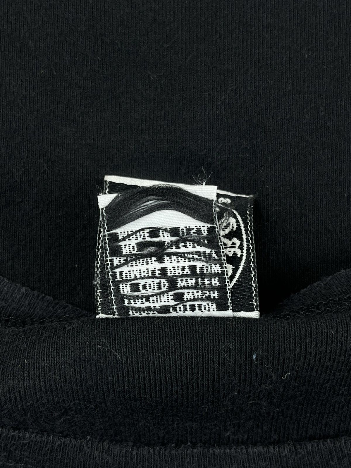 Chrome Hearts Chrome Hearts USA Flag Scroll Logo Baby Tee Tshirt Black Size ONE SIZE - 7 Thumbnail