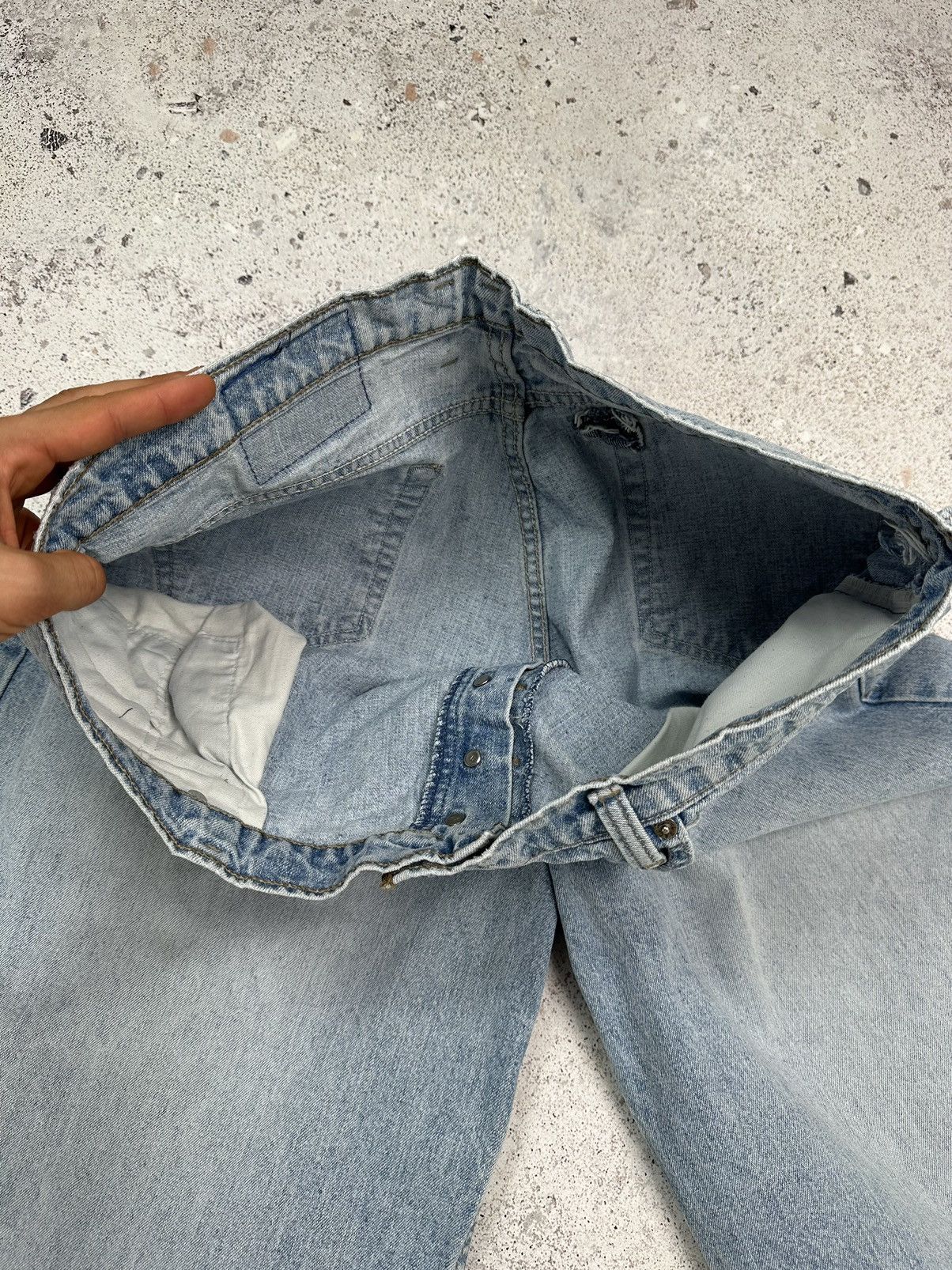 Levi's × Vintage Vintage 90’s Levi’s Black Tab Denim Shorts (38) Men long fit Size US 38 / EU 54 - 13 Thumbnail