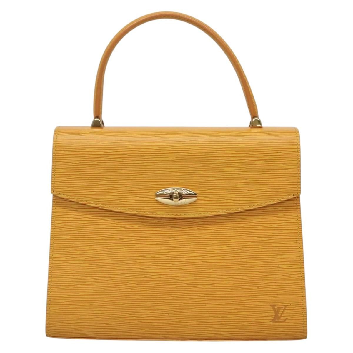 Louis Vuitton LOUIS VUITTON Epi Malesherbes Hand Bag Tassili Yellow Jonne Size ONE SIZE - 13 Thumbnail