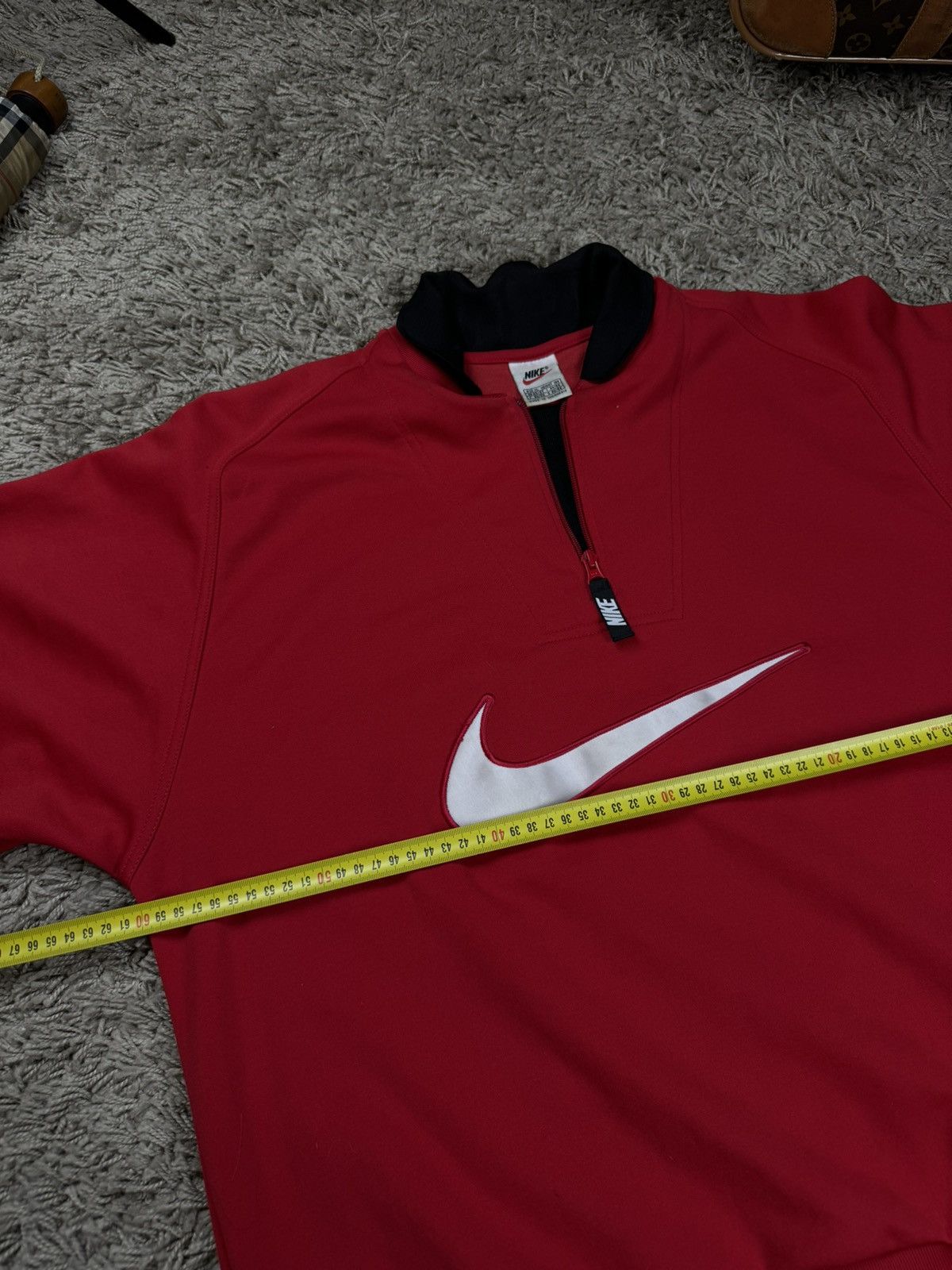 Nike × Vintage Vintage sweatshirt Nike Swoosh 90s original casual item Size US L / EU 52-54 / 3 - 6 Thumbnail