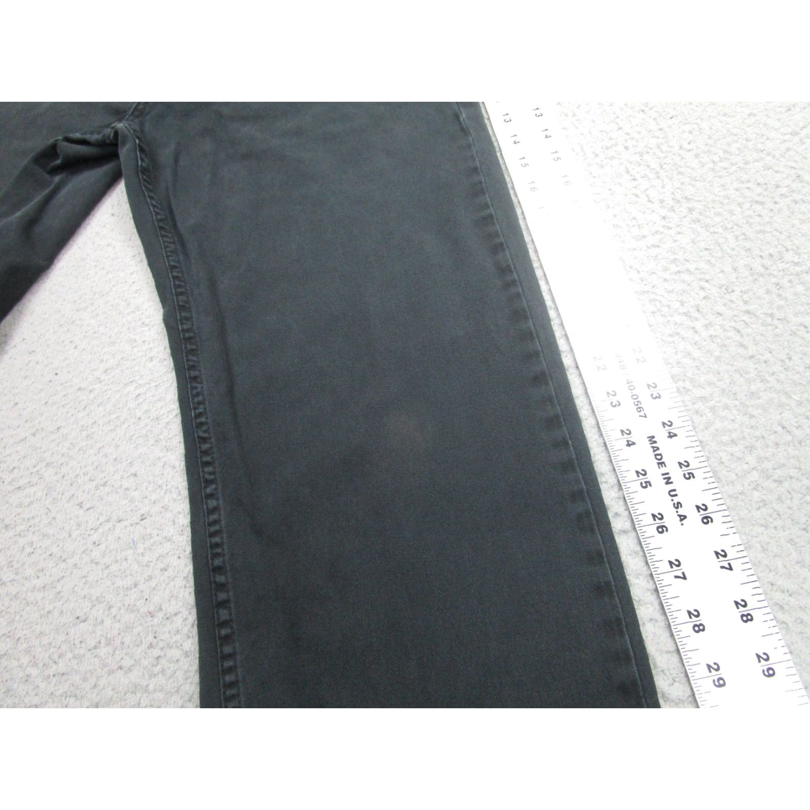 Vintage Calvin Klein Jeans Mens 30 Black Straight Leg Denim Pants Cotton Size US 30 / EU 46 - 7 Thumbnail
