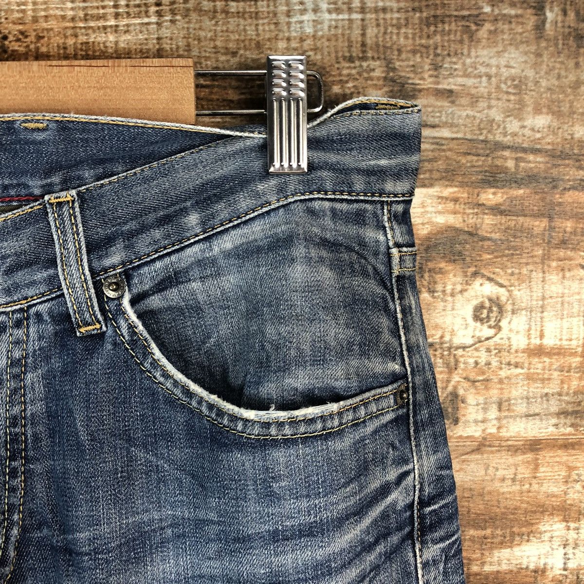 Tommy Hilfiger DL Tommy Hilfiger Blue faded Denim Pants #C149 Size US 32 / EU 48 - 8 Thumbnail