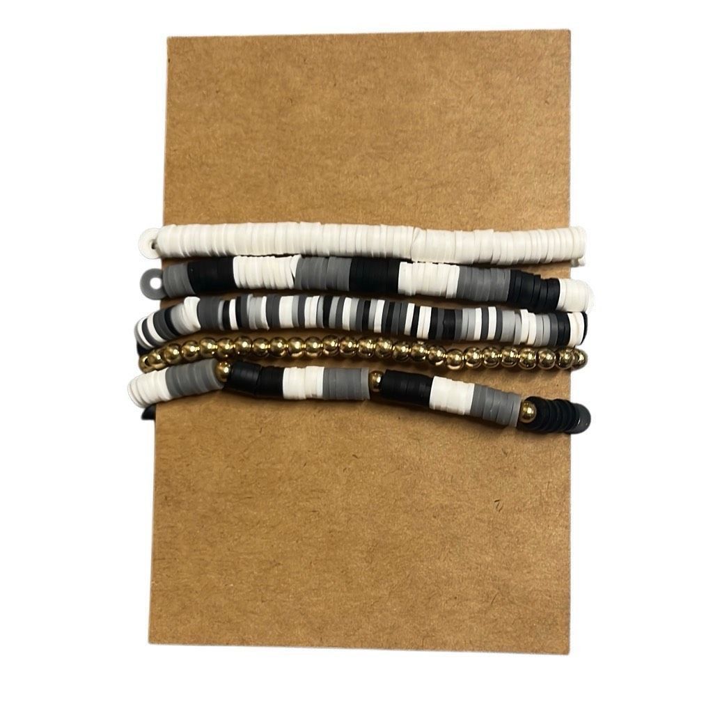Other Taylor Swift Swiftie Inspired Black White Friendship Bracele Size ONE SIZE - 2 Thumbnail