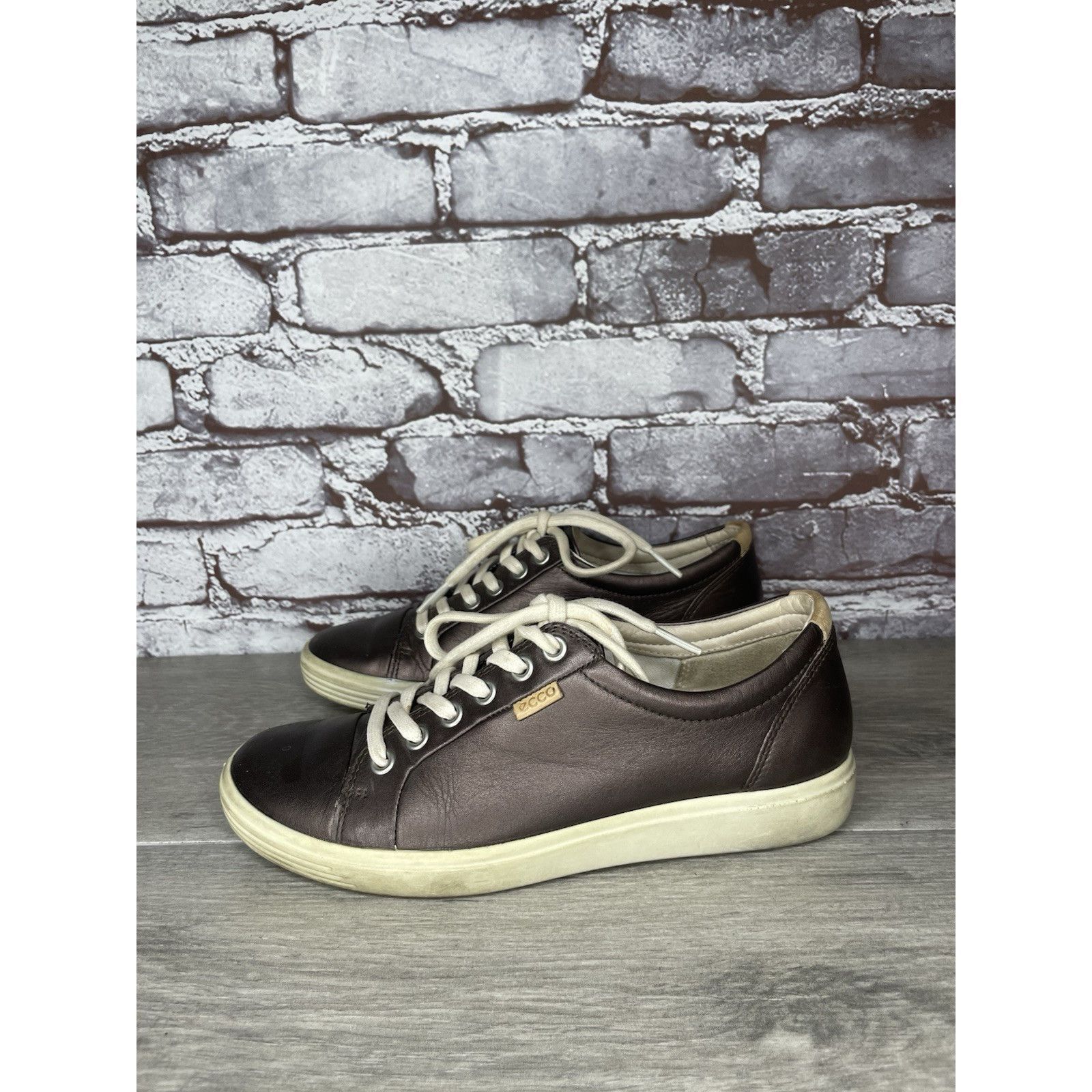 Ecco Ecco Soft 7 Purple Bronze Casual Lace Up Sneakers Shoes Wome Size US 6.5 / IT 36.5 - 3 Thumbnail