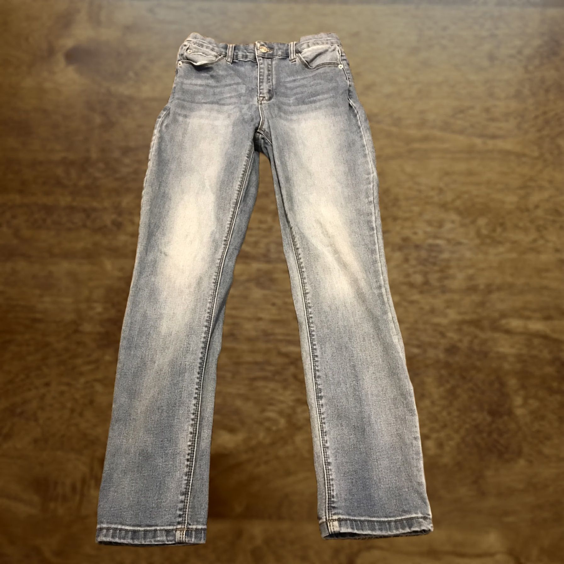 Vintage BBJ Woman’s Juniors Size 12 Leggings Denim Jegging Solid Blue Cotton Blend Pockets 27 in Inseam B25 Women’s Jeans Style Designer Casual Size 34" / US 12 / IT 48 - 1 Thumbnail