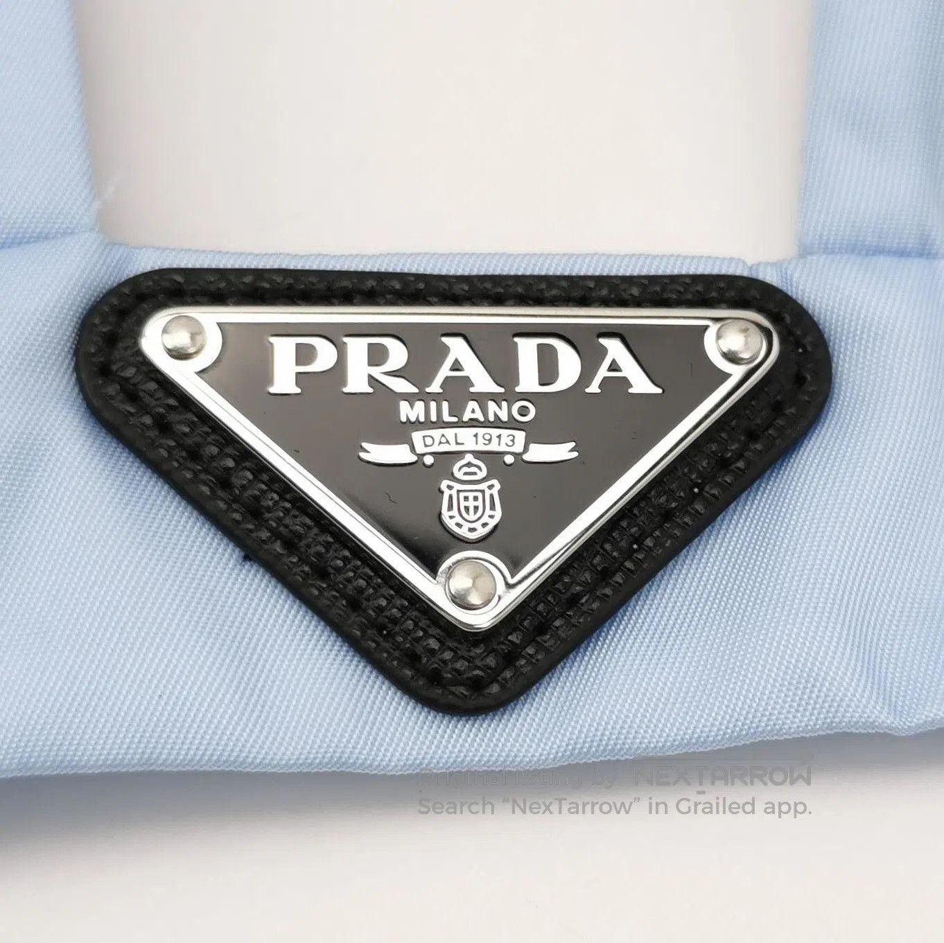 Prada Prada Triangle Logo Light Blue Vest 38 Size . Size S / US 4 / IT 40 - 4 Thumbnail