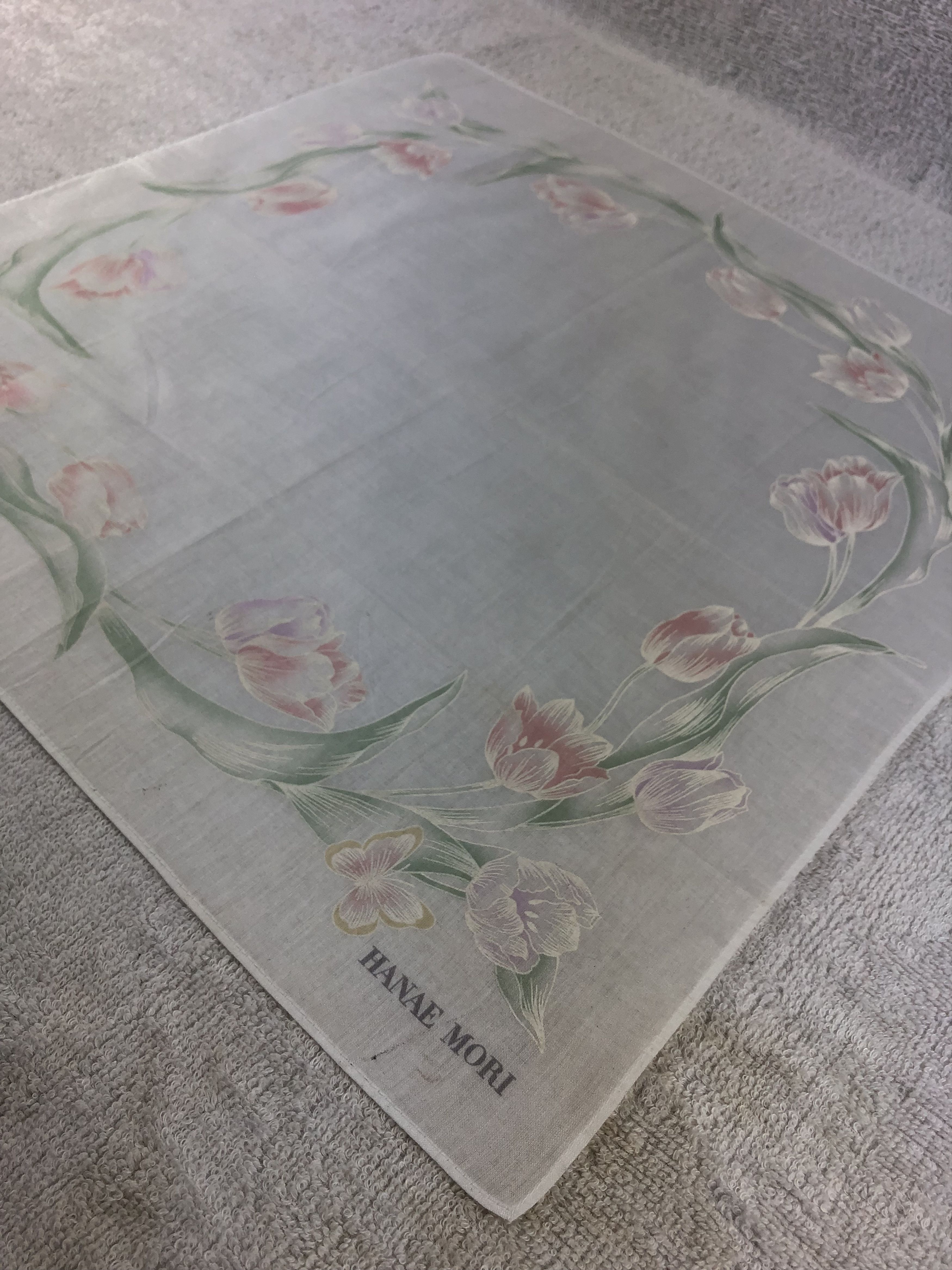 Hanae Mori × Japanese Brand × Vintage Hanae Mori Handkerchief / Bandana / Neckerchief Size ONE SIZE - 4 Thumbnail