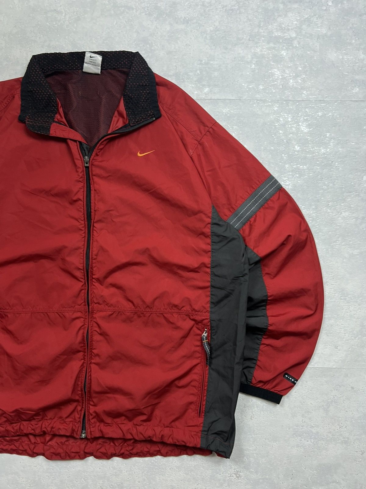 Nike 90s Nike Swoosh Vintage Y2K Oversized Nylon Retro Jacket Size US XL / EU 56 / 4 - 3 Thumbnail