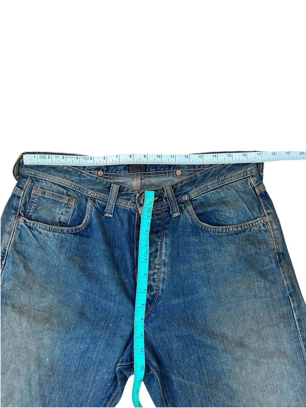 Lee Vintage 90s Lee Cowboy Mud Denim Selvedge Jeans Size US 33 - 4 Thumbnail