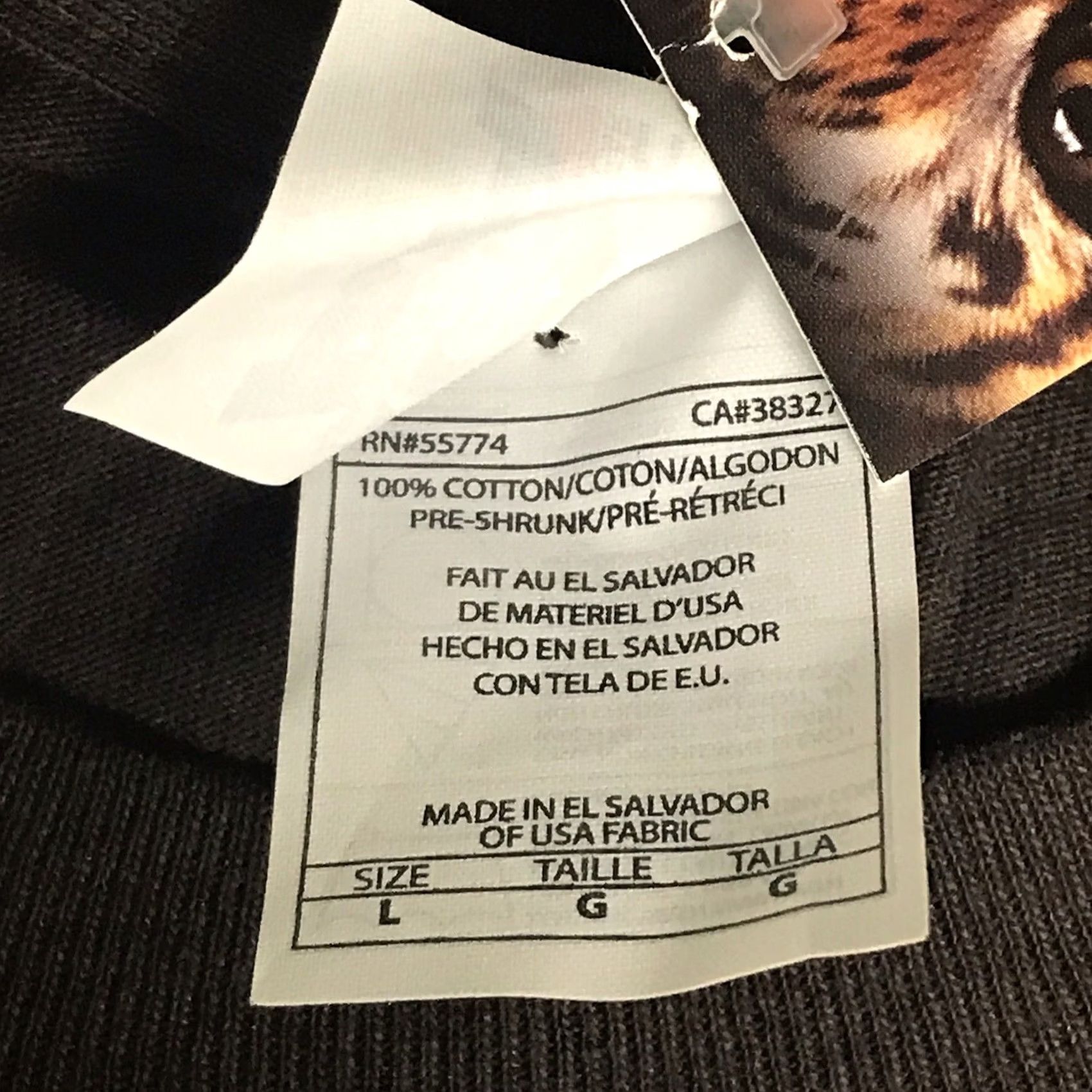 Vintage VINTAGE Alstyle Men T-Shirt Tribal Bengal Tiger Graphic Preshrunk Short Sleeve L Brown Crew Neck 2000s Y2K Wildlife Retro Tigers Logo Mens Size US L / EU 52-54 / 3 - 3 Thumbnail