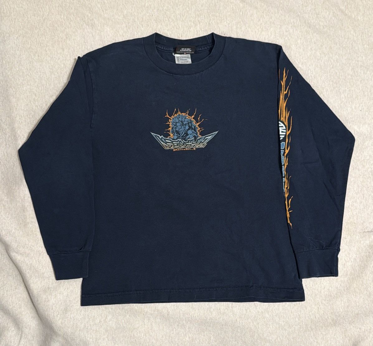 Vintage 2002 DBZ Goku SSJ 3 Z Fighters Longsleeve Medium Size US M / EU 48-50 / 2 - 1 Thumbnail