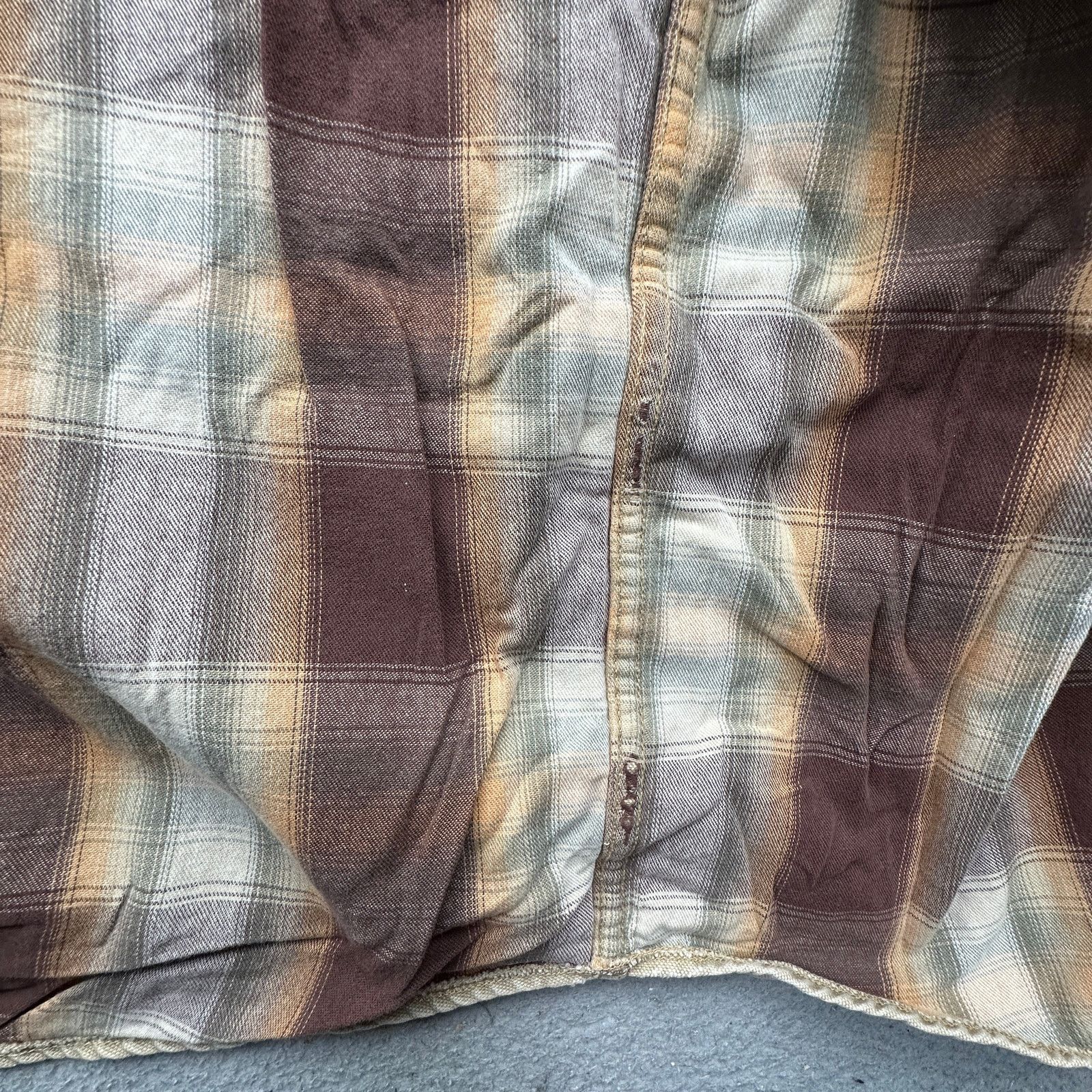 L.L. Bean LL Bean Flannel Lined Canvas Button Shirt Shacket Jacket XL Size US XL / EU 56 / 4 - 9 Thumbnail