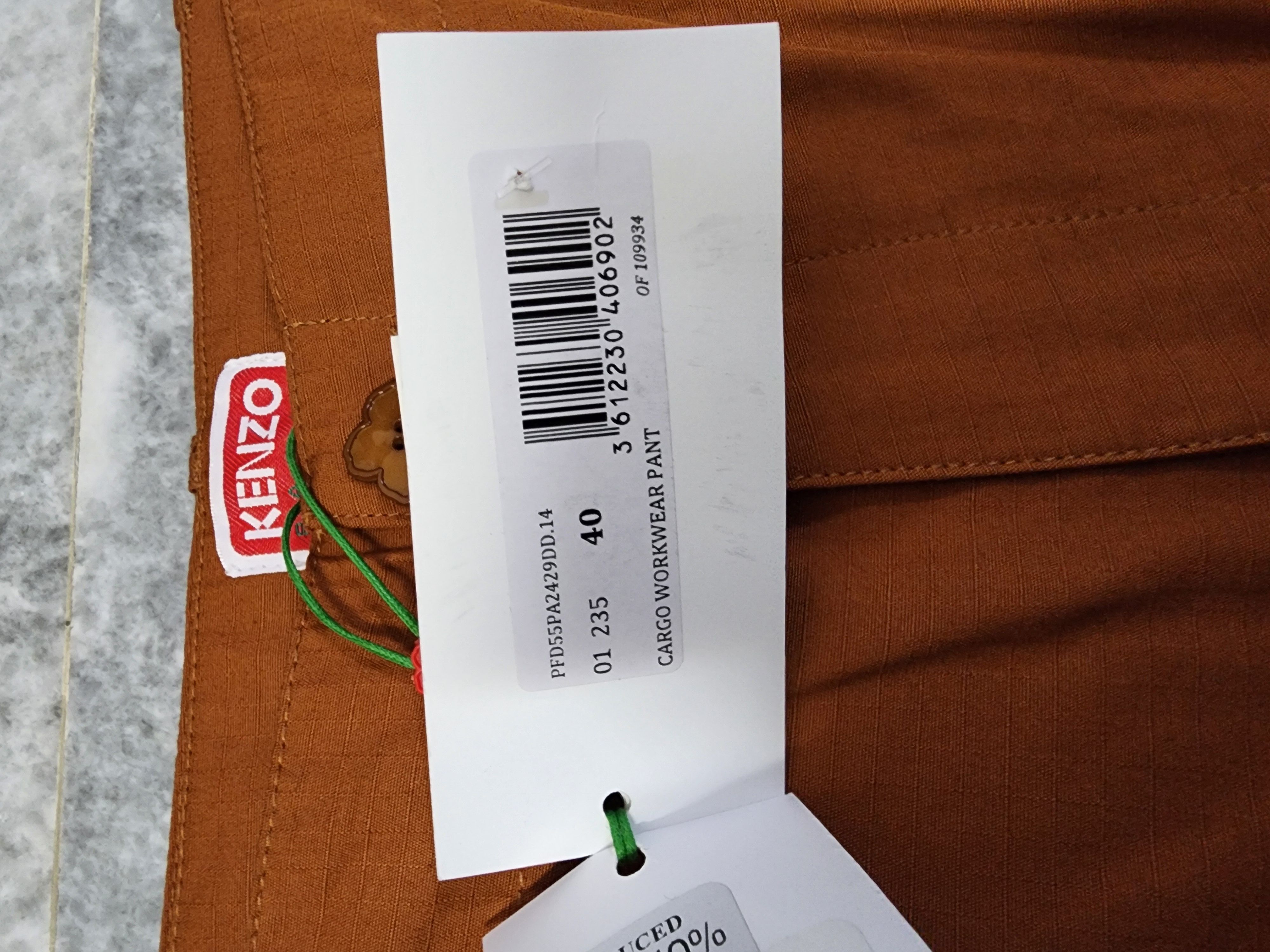 Kenzo Boke Flower Button Cargo Pants Size US 34 / EU 50 - 12 Thumbnail
