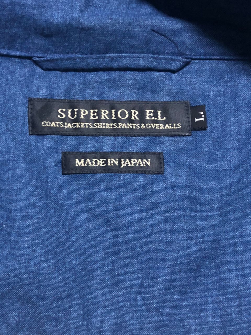 Japanese Brand Vintage Superior EL. Spring Indigo Overcoat Rare Design Size US M / EU 48-50 / 2 - 13 Thumbnail