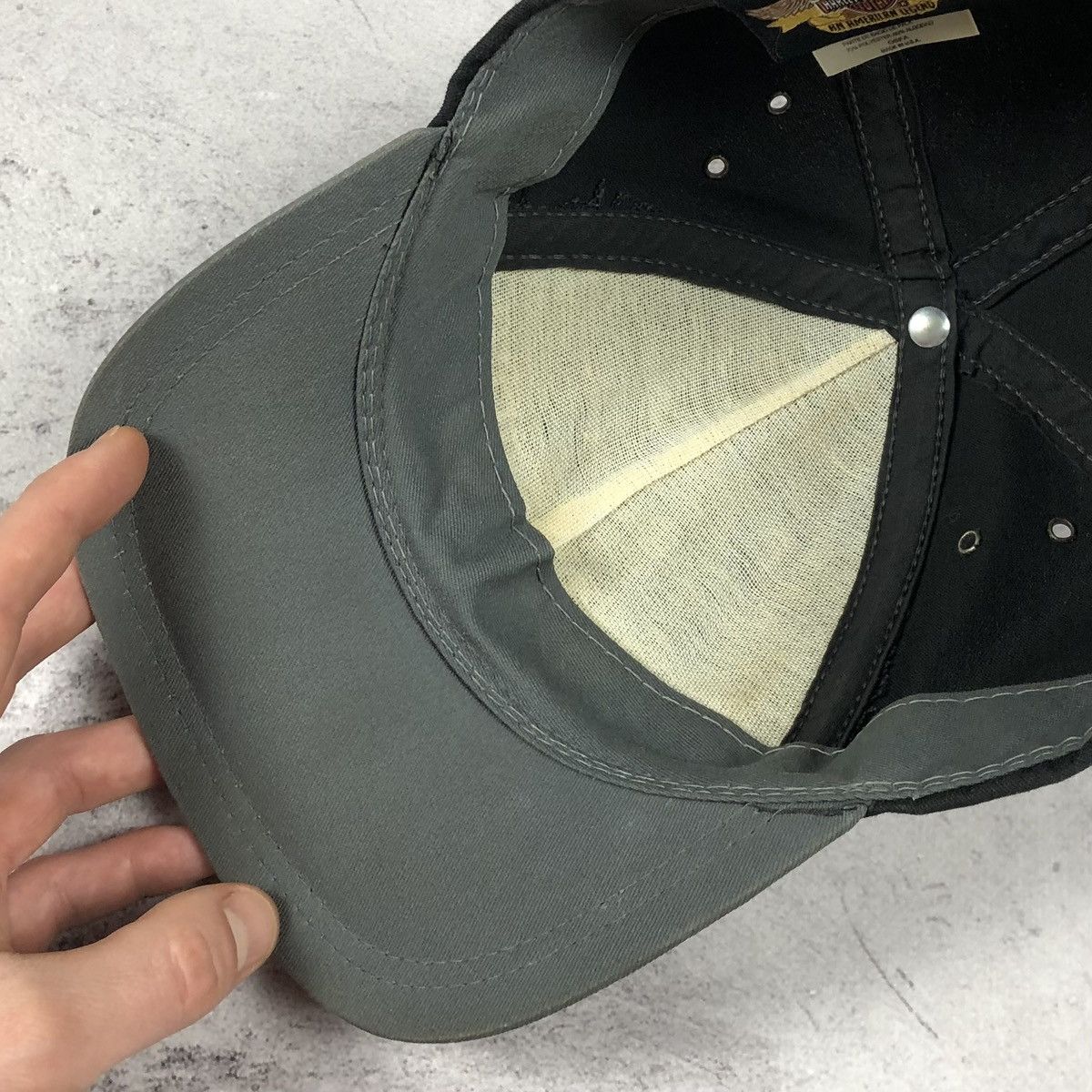 Harley Davidson Vintage Harley-Davidson USA Cap Size ONE SIZE - 10 Thumbnail