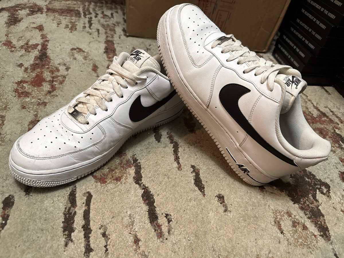 Nike Nike Air Force 1 ‘07 AN20 white/black, size 12, gently used Size US 12 / EU 45 - 1 Thumbnail