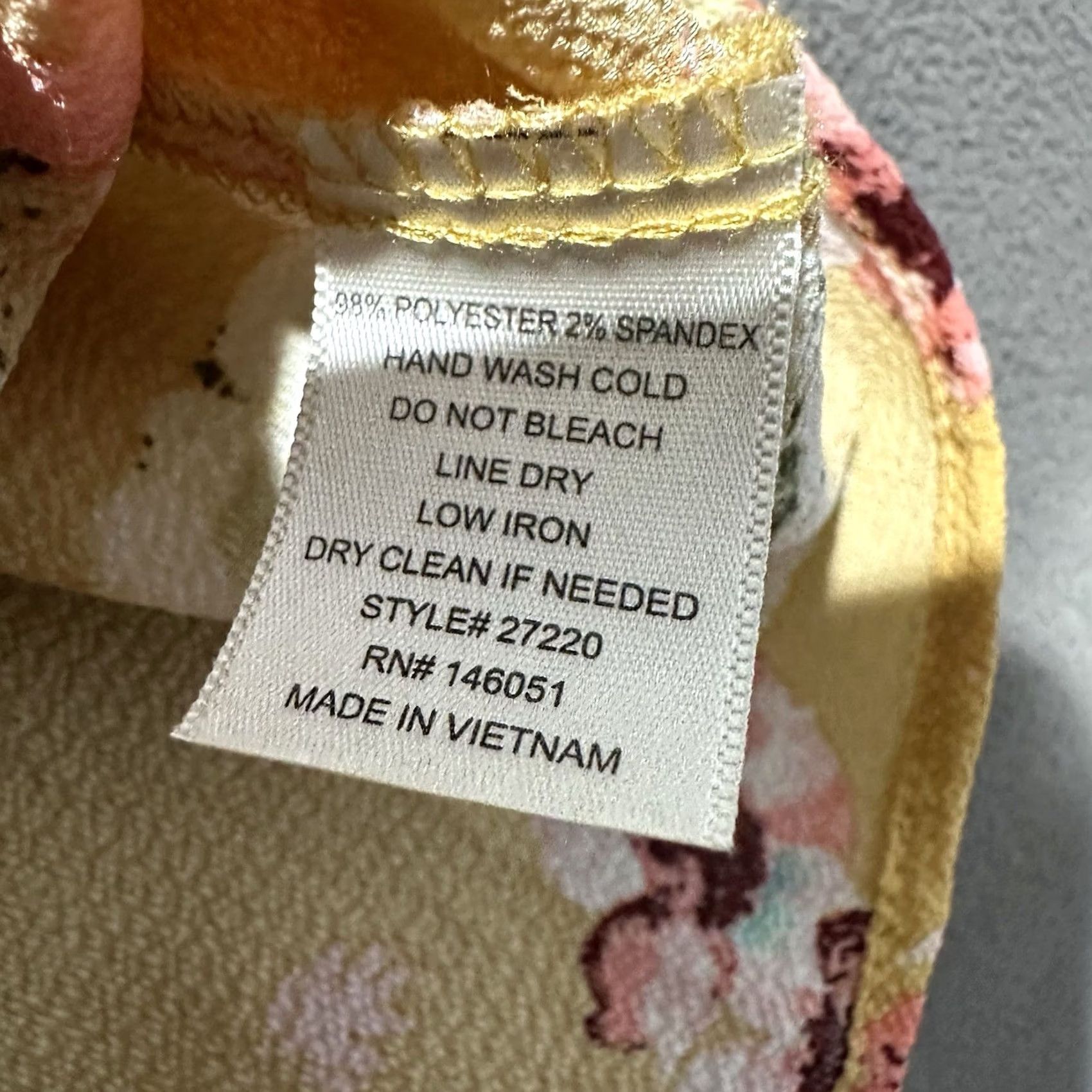 Vintage Monteau Blouse Short Sleeve Floral Off the Shoulder Yellow M Women Cap Sleeve Regular Size Medium Pink? Size M / US 6-8 / IT 42-44 - 4 Thumbnail
