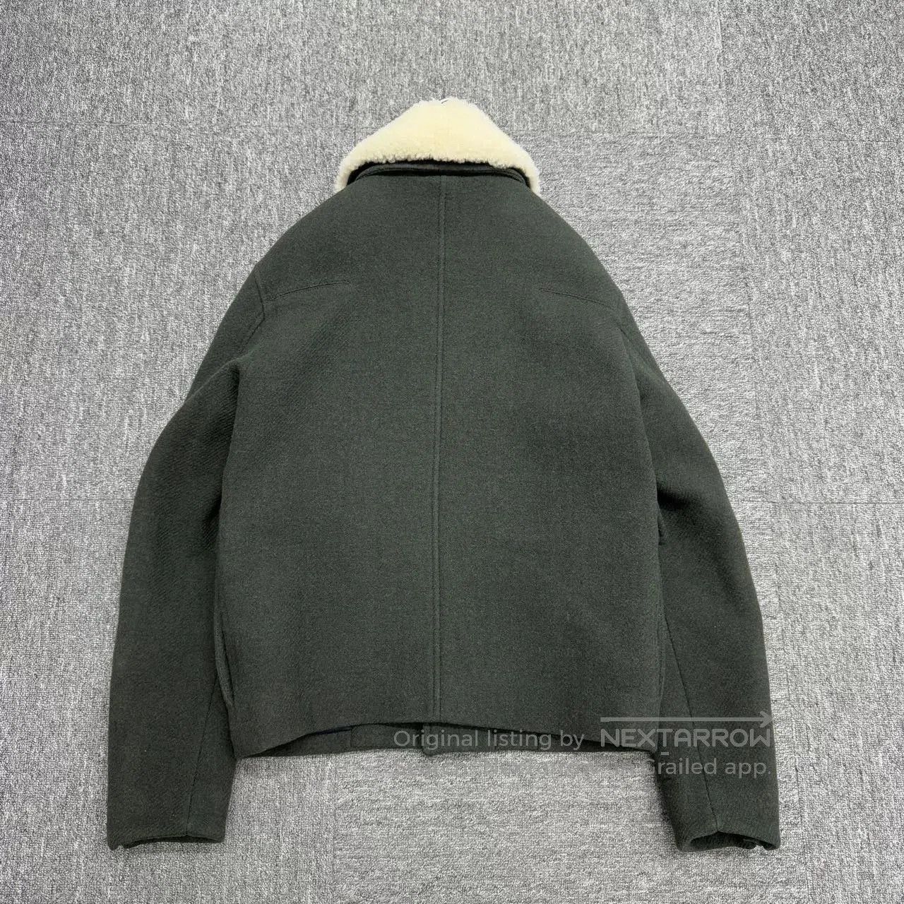 Dior dior wool coat with fur collar. Size US L / EU 52-54 / 3 - 2 Thumbnail