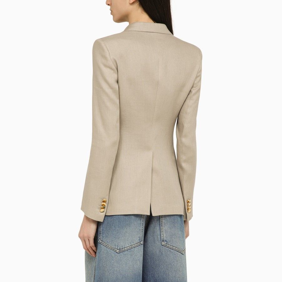 Tagliatore o1d2blof1024 Double-Breasted Jacket In Grey Size L / US 10 / IT 46 - 3 Thumbnail