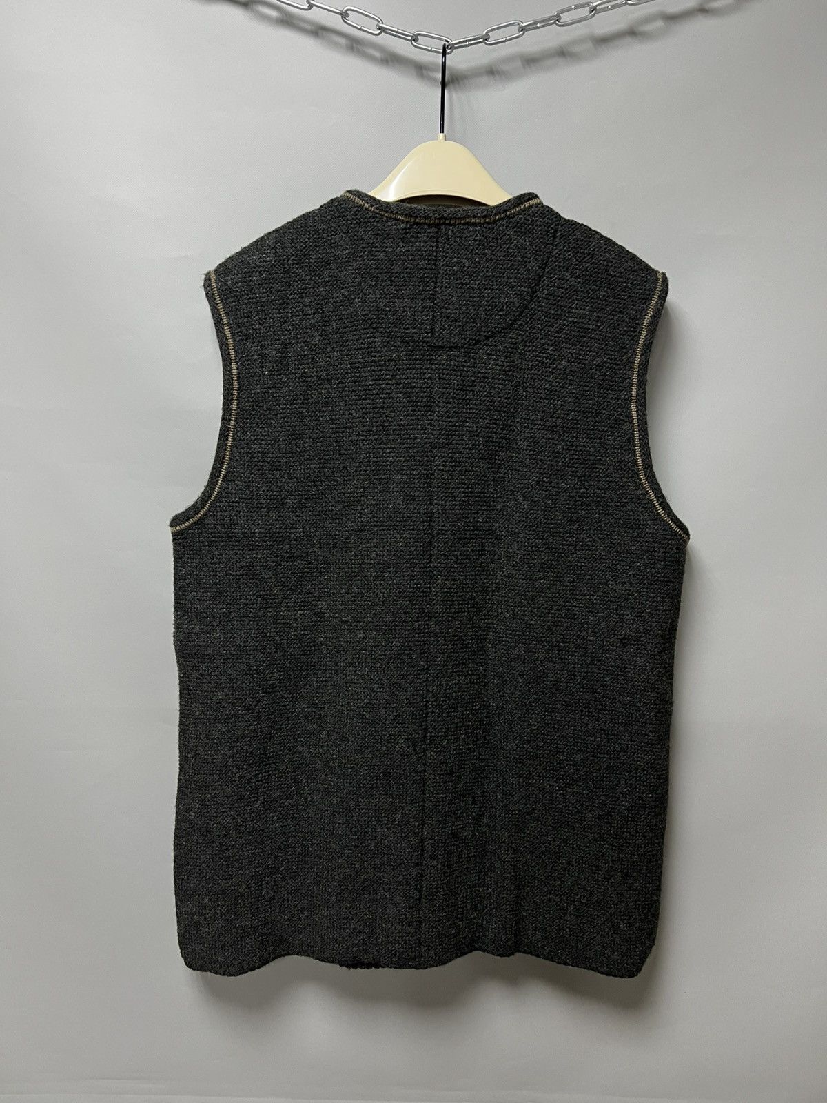 Vintage Stockerpoint Alpine Team Lebens Freude Vest Wool Blend 50 Size US M / EU 48-50 / 2 - 2 Thumbnail