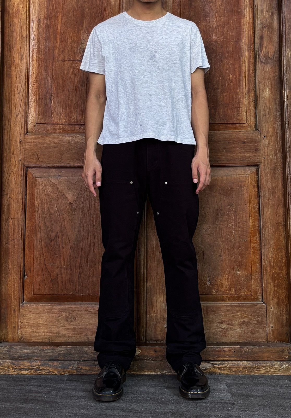 Vuja De Gunther Destroyed Double-Knee Pants | Grailed