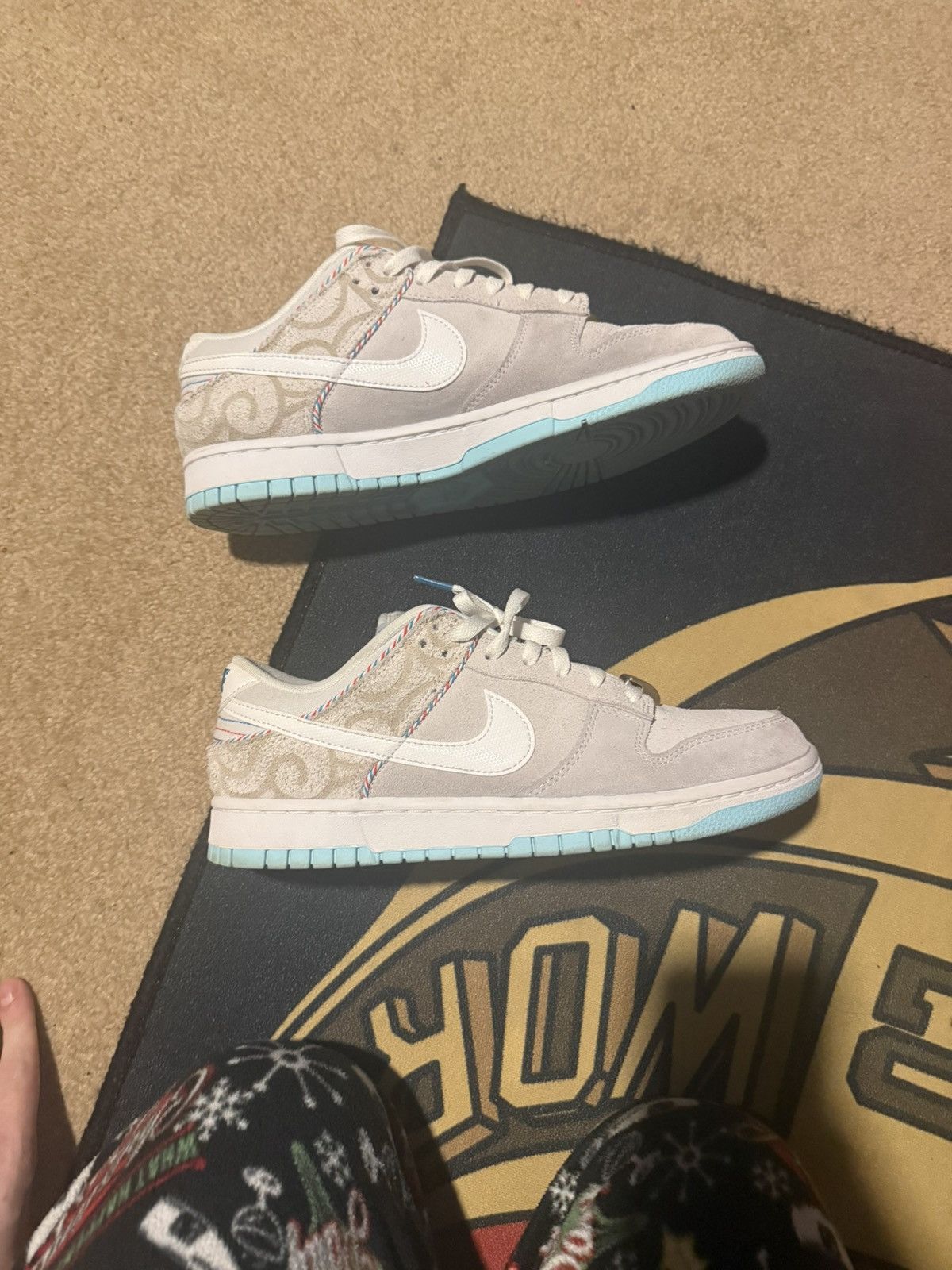 Nike Nike Dunk Low Barbershop Grey Size 9 Size US 9 / EU 42 - 4 Thumbnail
