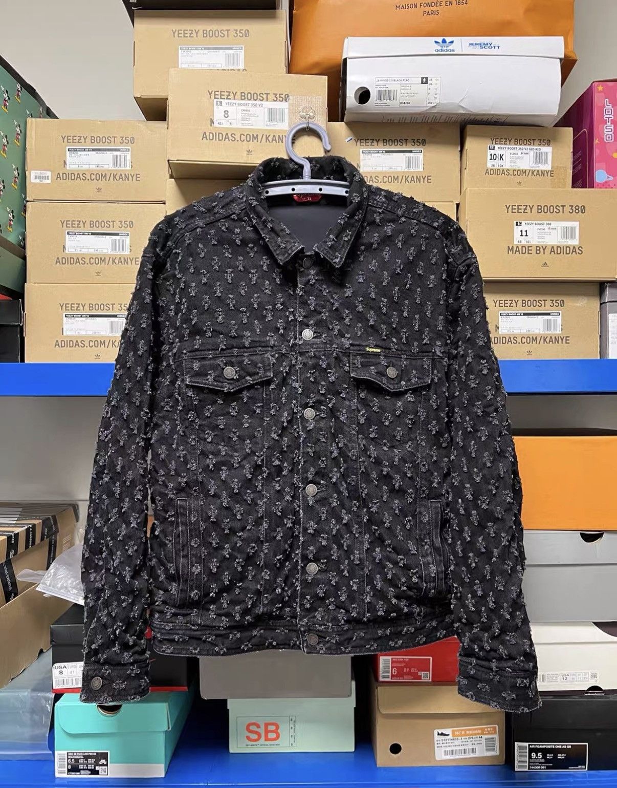 Supreme Supreme Cutout Distressed Denim Jacket J42 Size US XL / EU 56 / 4 - 1 Thumbnail