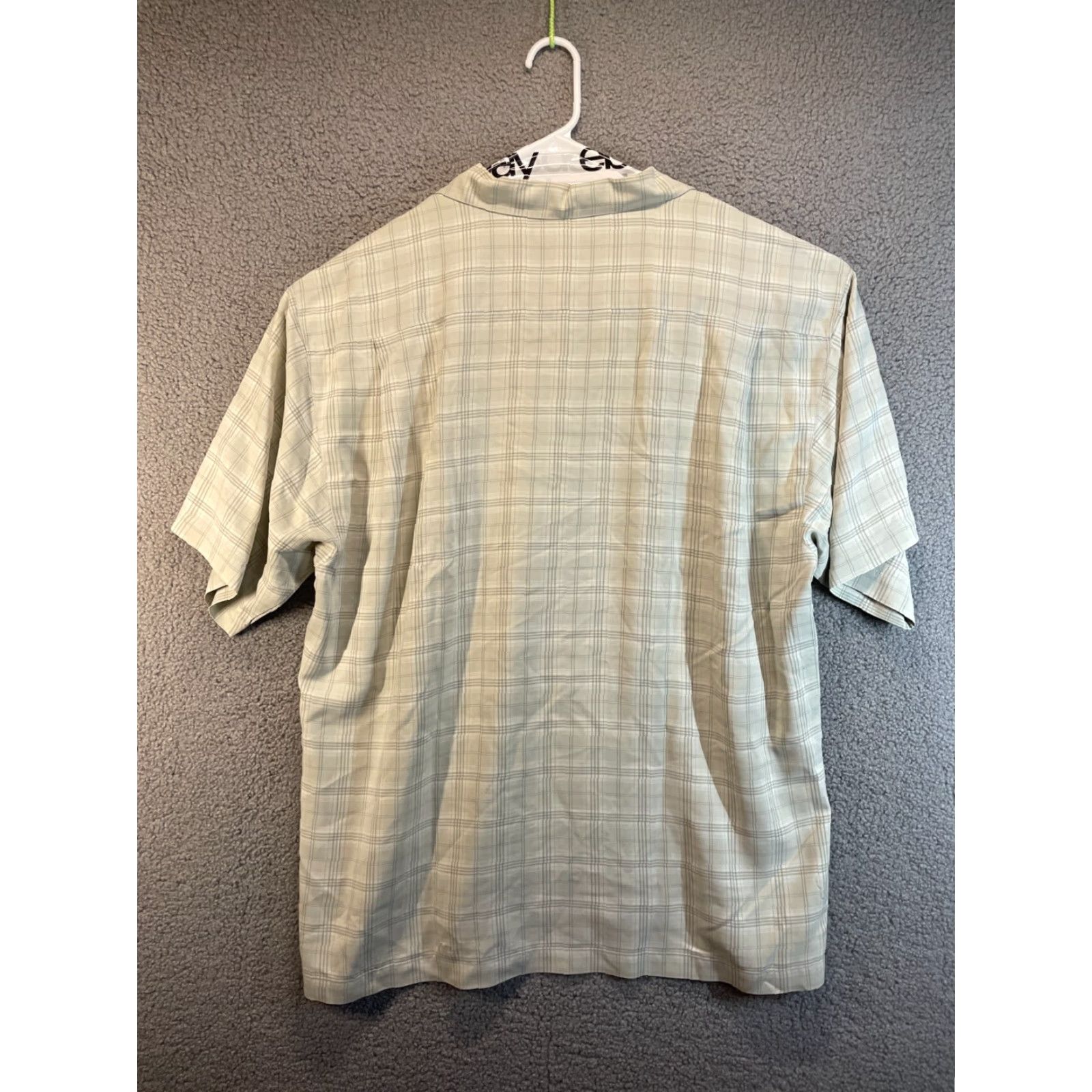 Tommy Bahama Tommy Bahama Dress Shirt Mens XL Plaid Cotton Button-Up Short Sleeve Collared Button Pocket Logo Multicolor Regular Shirt Men Tommy Jeans Size 46R - 4 Thumbnail