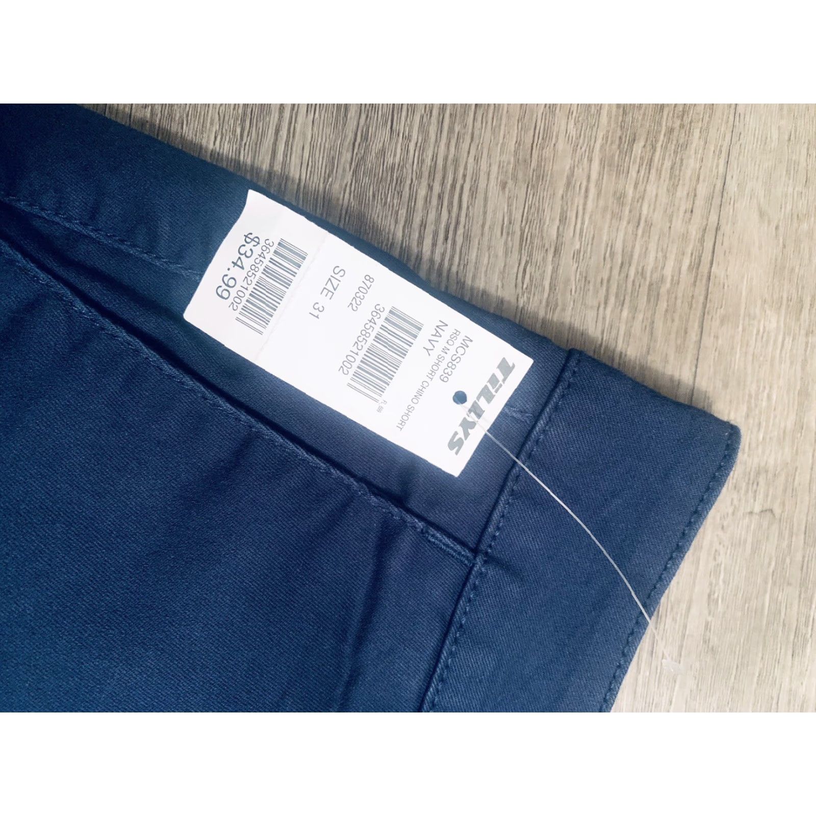 Rsq RSQ Casual Chino Shorts Mens 31 Blue 10” Inseam - Regular Fit, Belt Loops, Flat Front, Cotton, Cotton/Canvas, Beach, New MSRP 4, 10” Inseam Size US 31 - 4 Thumbnail
