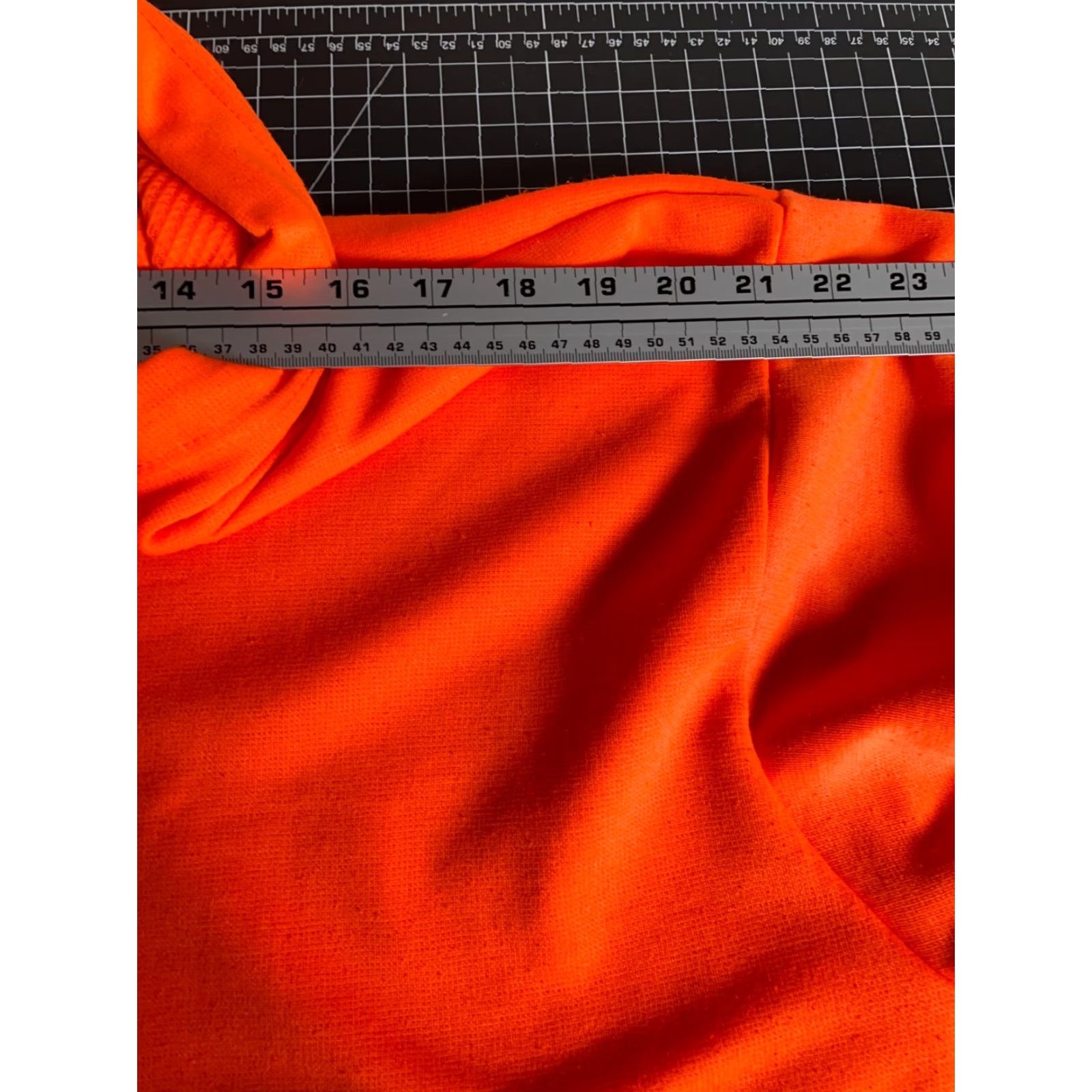 Vintage VINTAGE 80s Thermal Lined Zip Up Hoodie Men's Large Blaze Orange Lightweight Polyester Hoodie Men Large Orange 80s Retro Size US L / EU 52-54 / 3 - 7 Thumbnail