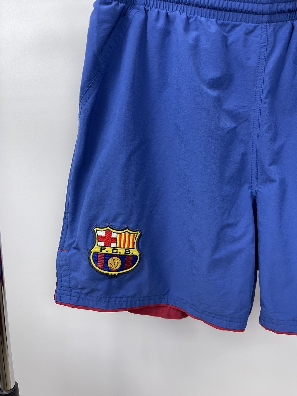 Nike × Vintage Vintage Nike Barcelona Soccer Shorts Football Shorts SizeXL Size US 36 / EU 52 - 3 Thumbnail