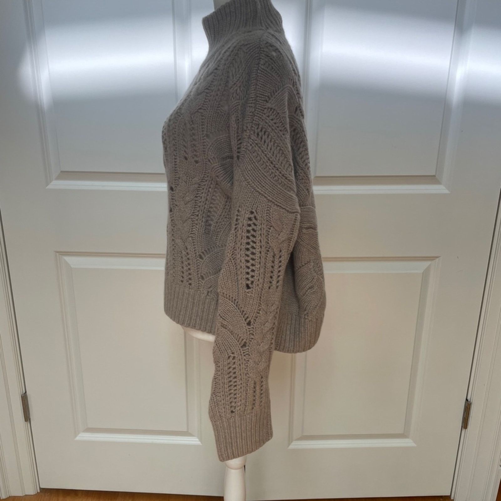 NakedCashmere SYLVIE MOCK NECK CASHMERE SWEATER FROM NAKEDCASHMERE Size L / US 10 / IT 46 - 3 Thumbnail