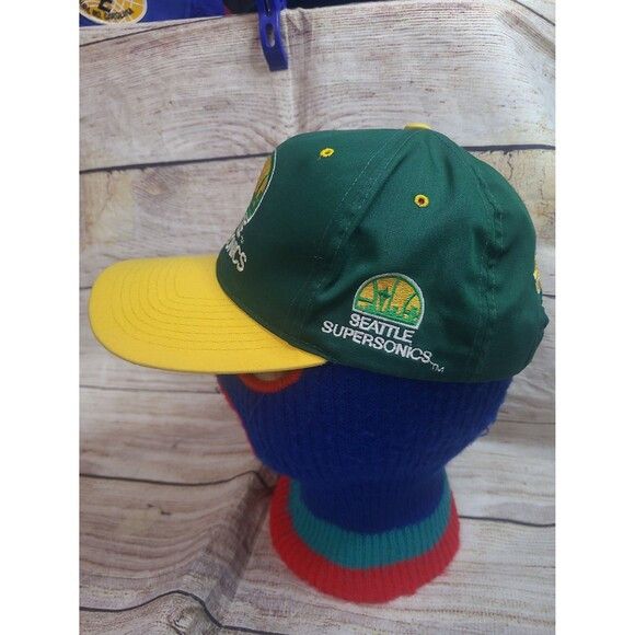 NBA Vintage Seattle Supersonics AJD snapback hat Size ONE SIZE - 3 Thumbnail