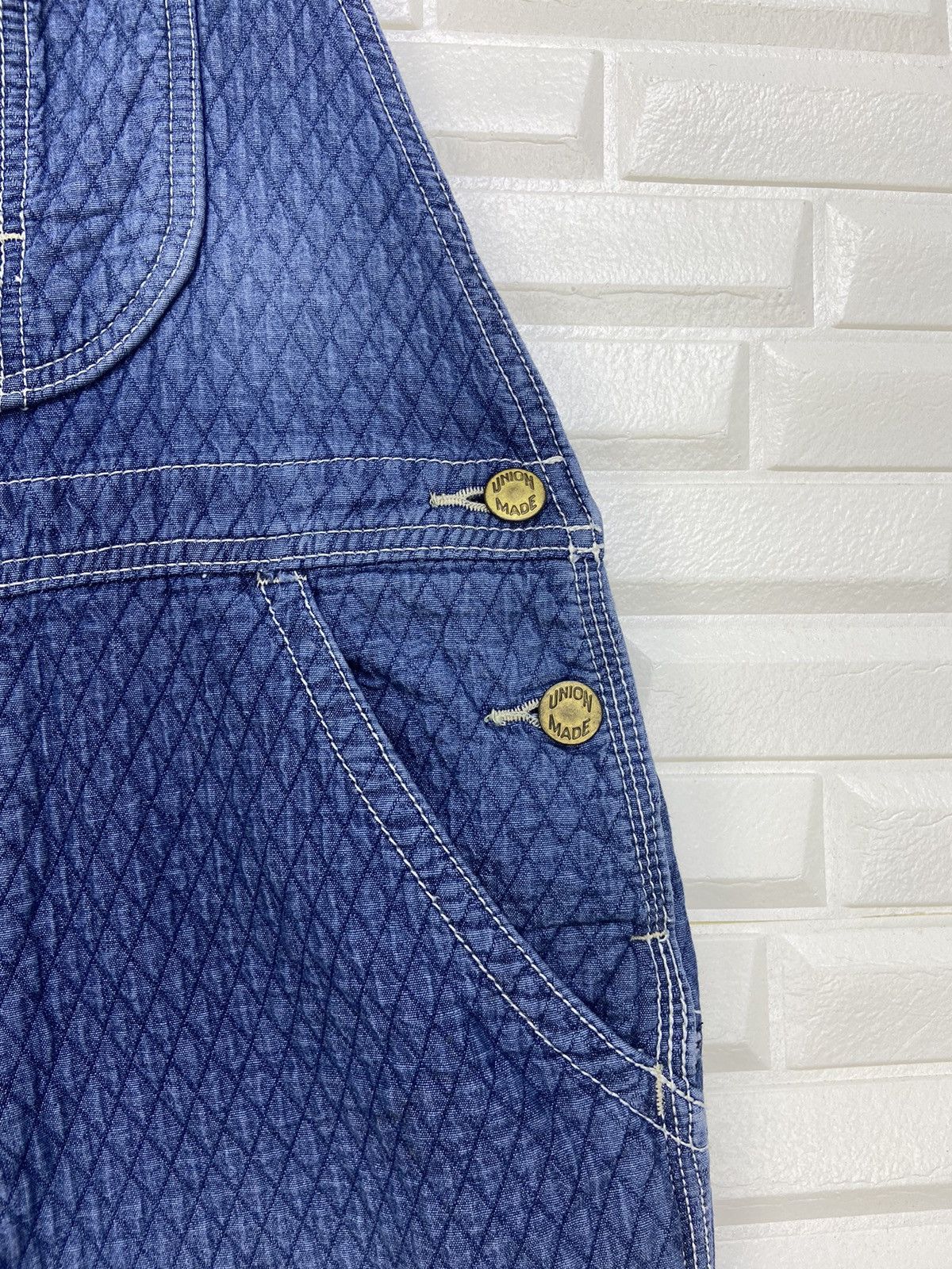 Japanese Brand Japanese Traditional Indigo Products Union Made Jumpsuits Size US 33 - 9 Thumbnail