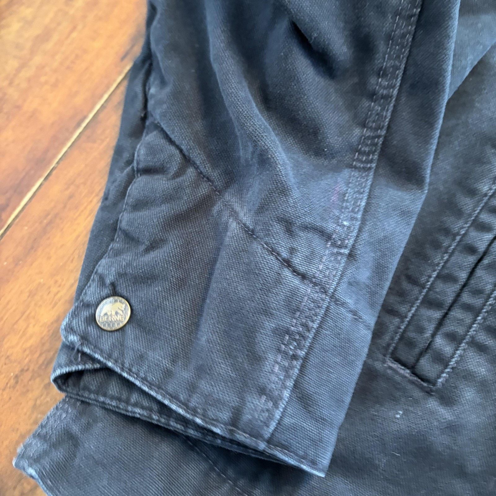 Vintage Berne Bomber Jacket Mens 2XLT Blue Canvas Fleece Lined Size US XXL / EU 58 / 5 - 7 Thumbnail
