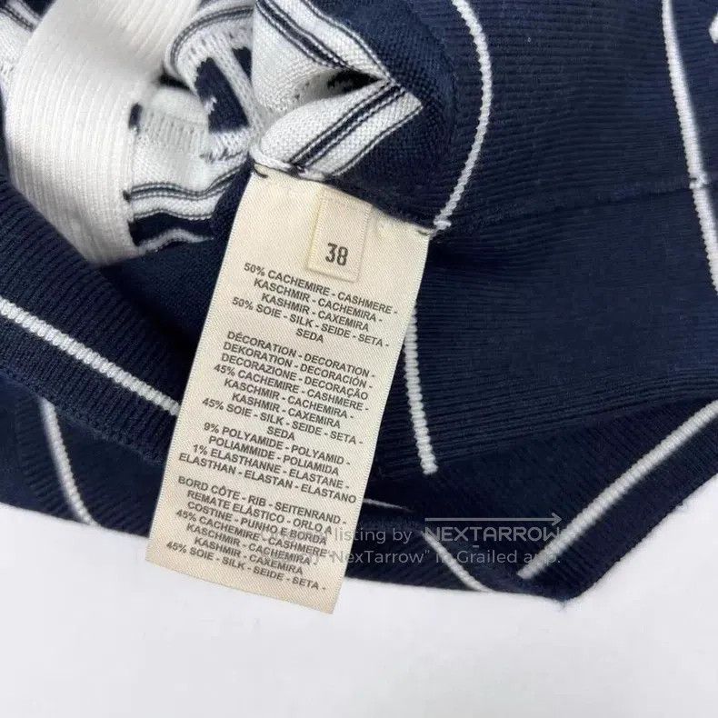 Hermes Hermes Dark Blue Knit Short Sleeve Size XS / US 0-2 / IT 36-38 - 3 Thumbnail