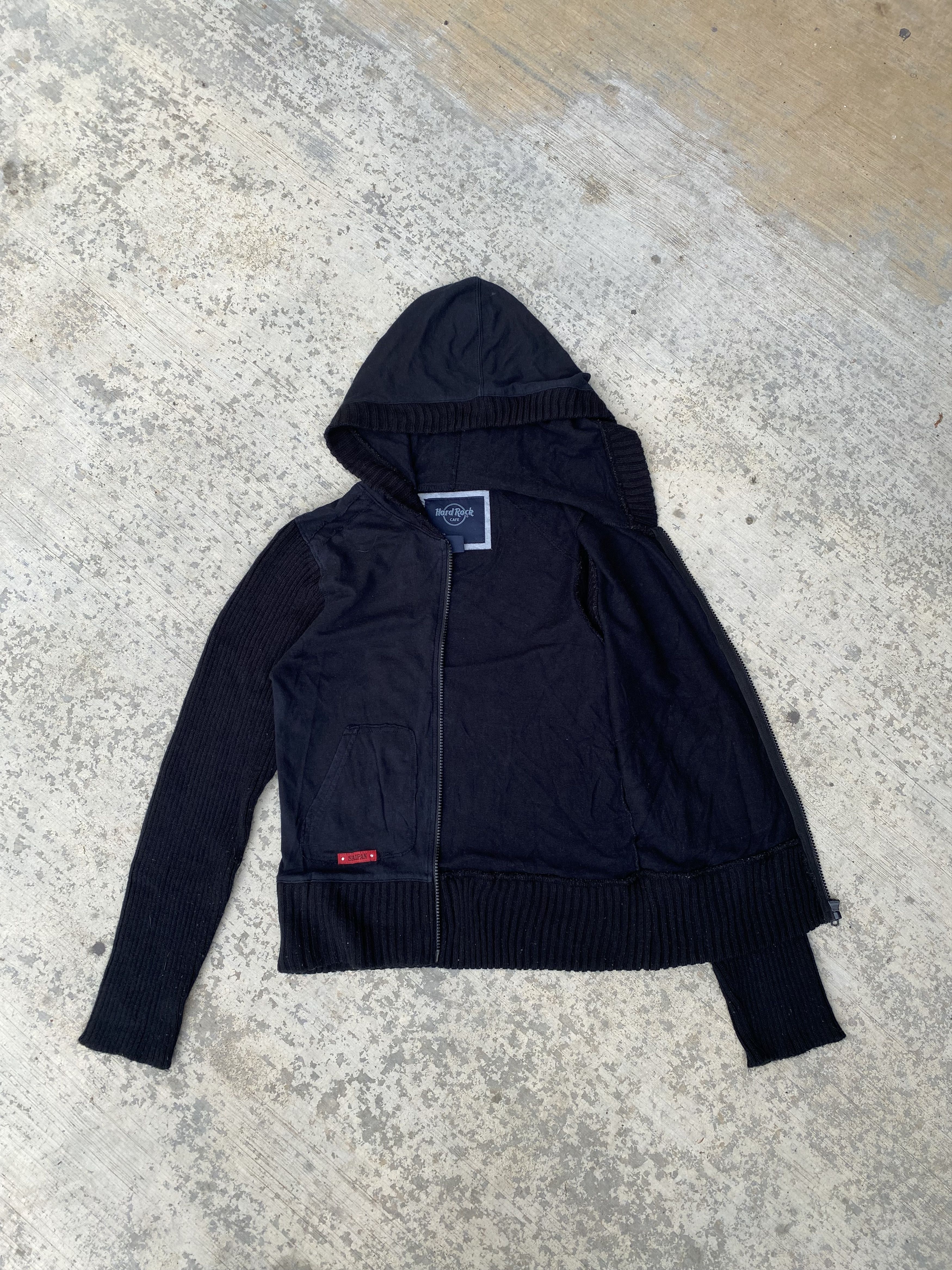 Hard Rock Cafe × Vintage Hard Rock Cafe Saipan Zip up Hoodies Size S / US 4 / IT 40 - 3 Thumbnail