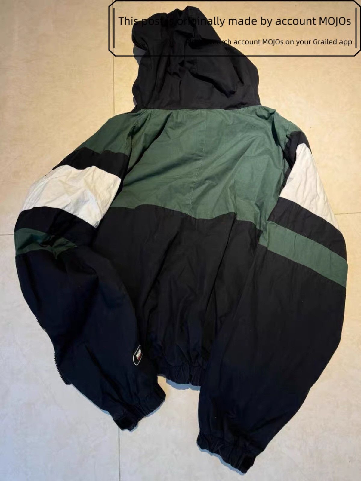 Martine Rose Sz L Martine Rose Black & Green Padded Jacket mojos1154 Size US L / EU 52-54 / 3 - 2 Thumbnail