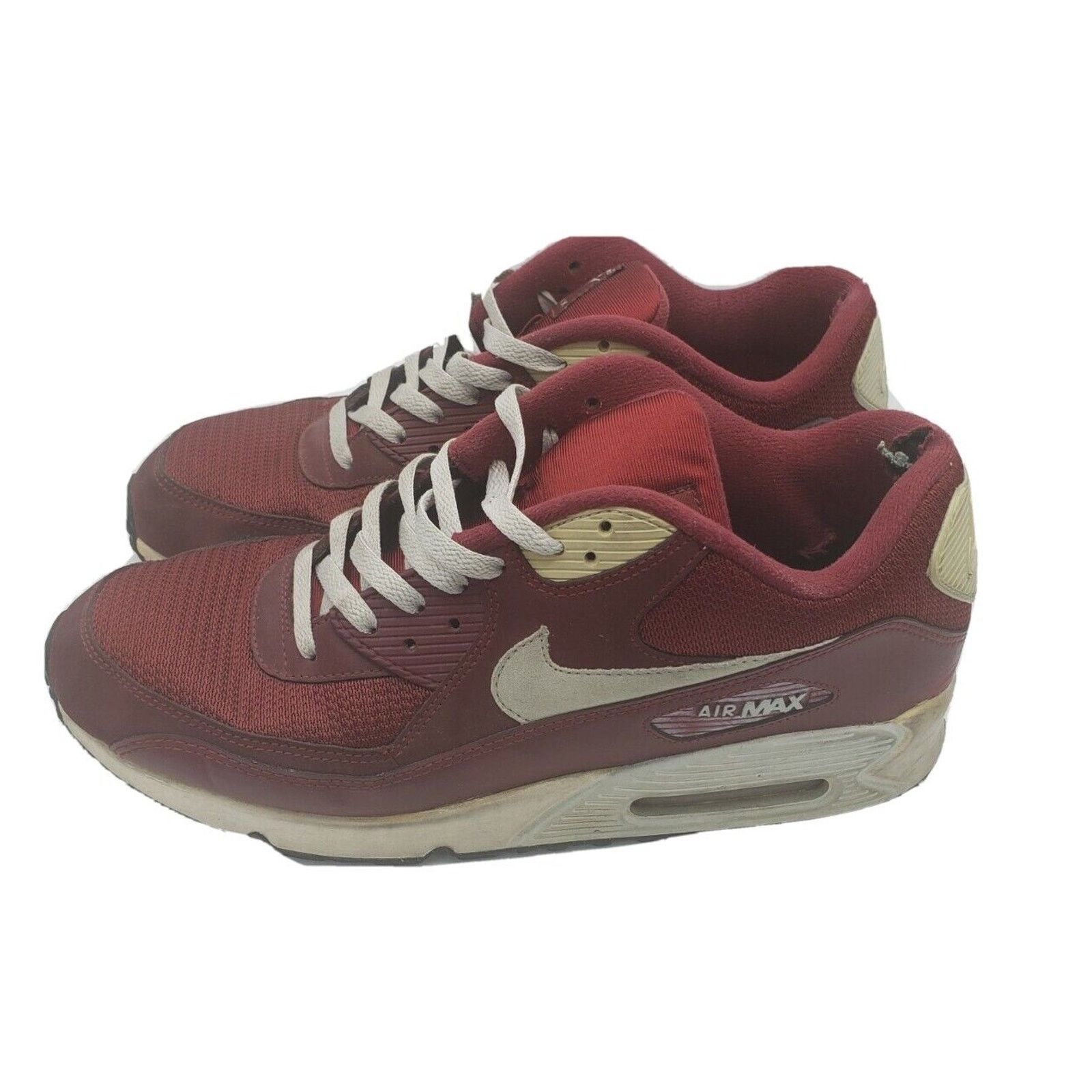 Nike Nike Air Max 90 Sneakers Sz 13 Essential 537384-605 Burgundy Size US 13 / EU 46 - 2 Thumbnail