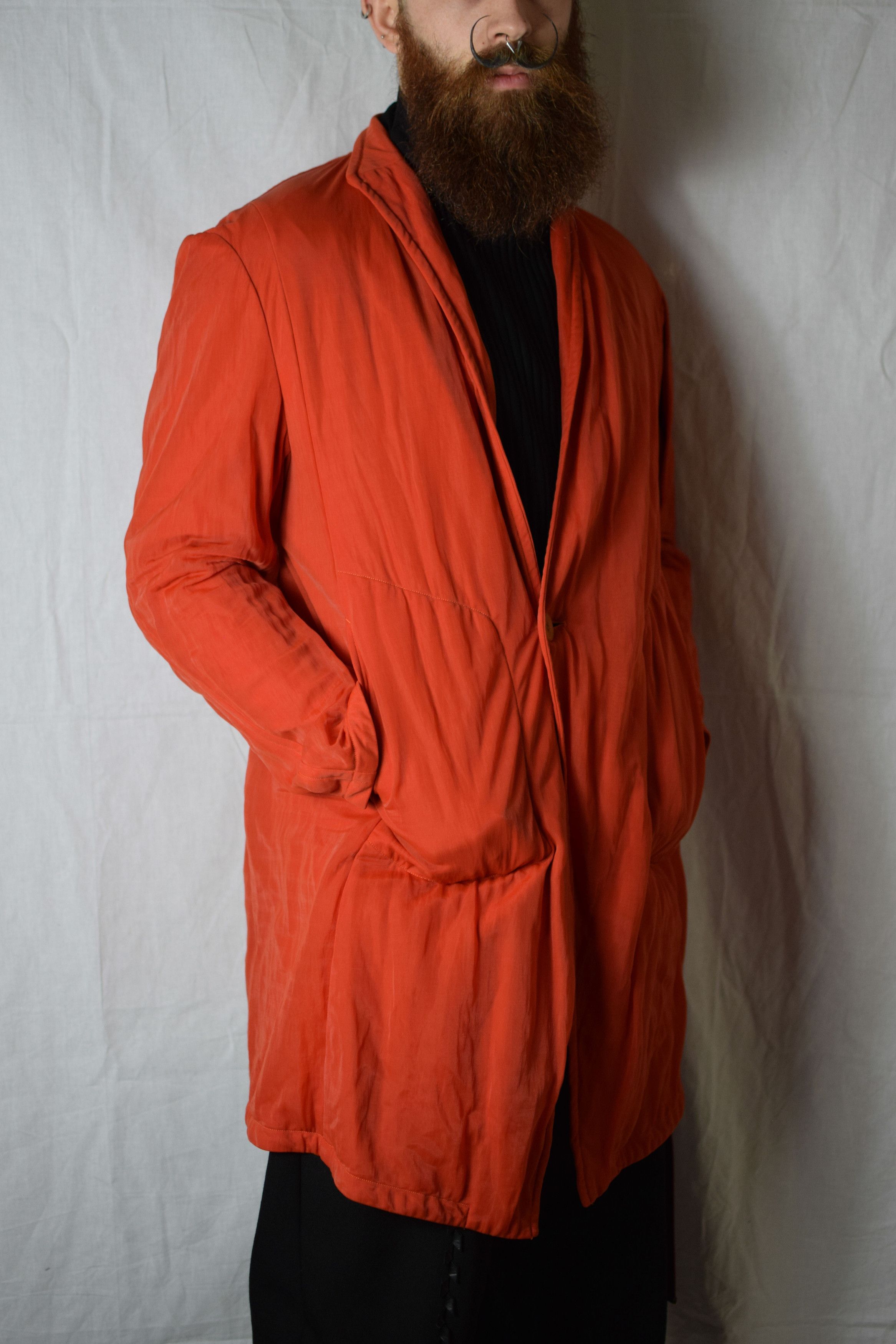 Julius Julius AW18 Divided Sample Vermillion Jacket - 677JAM2-VM Size US L / EU 52-54 / 3 - 5 Thumbnail