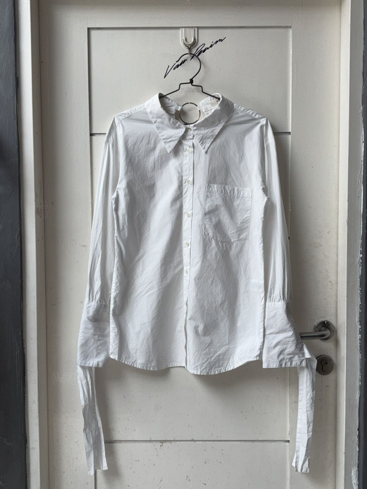 Celine CELINE White Shirt Size US XS / EU 42 / 0 - 9 Thumbnail