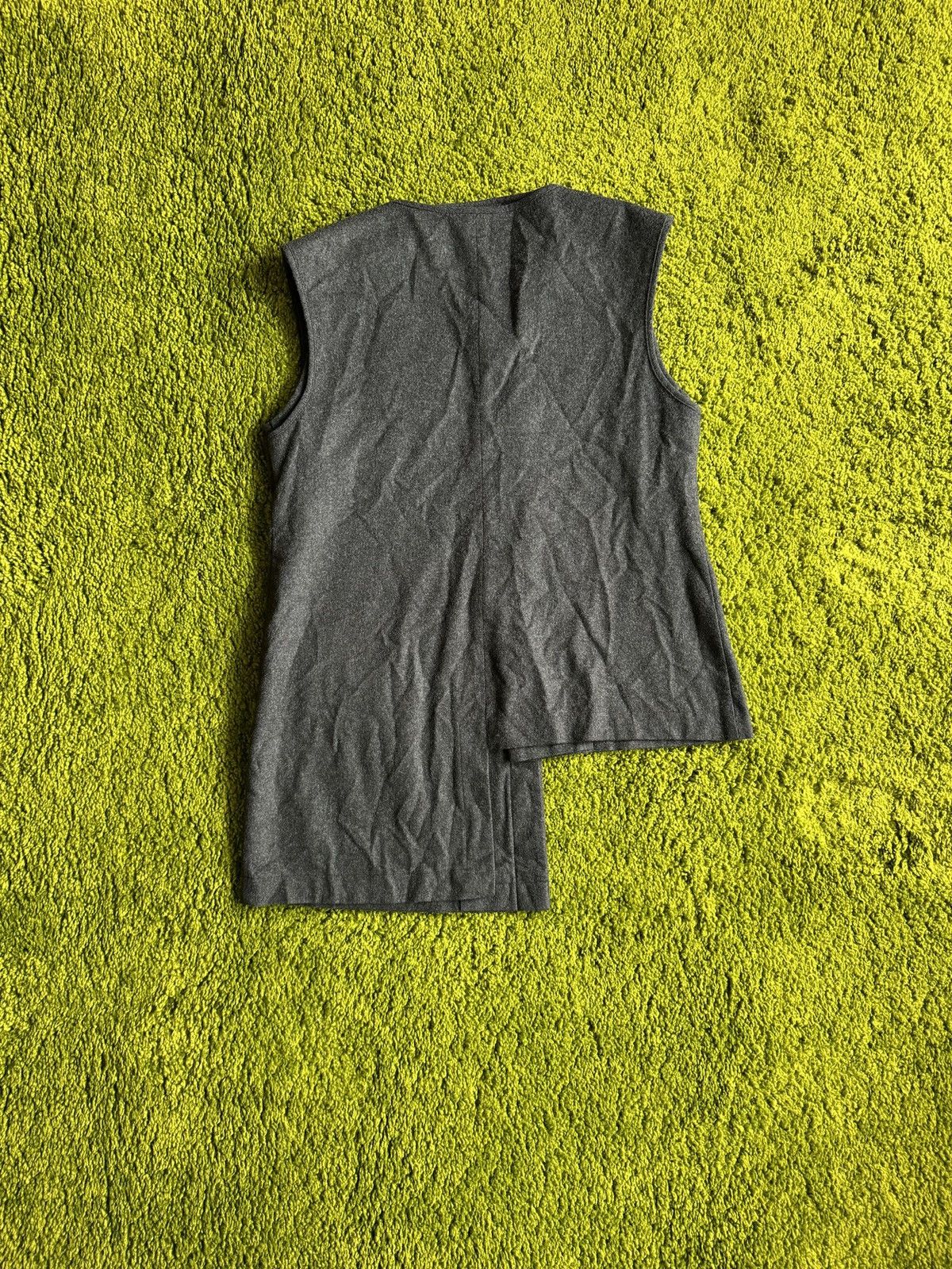 Japanese Brand Yukai avant garde assymetric wool vest Size M / US 6-8 / IT 42-44 - 4 Thumbnail
