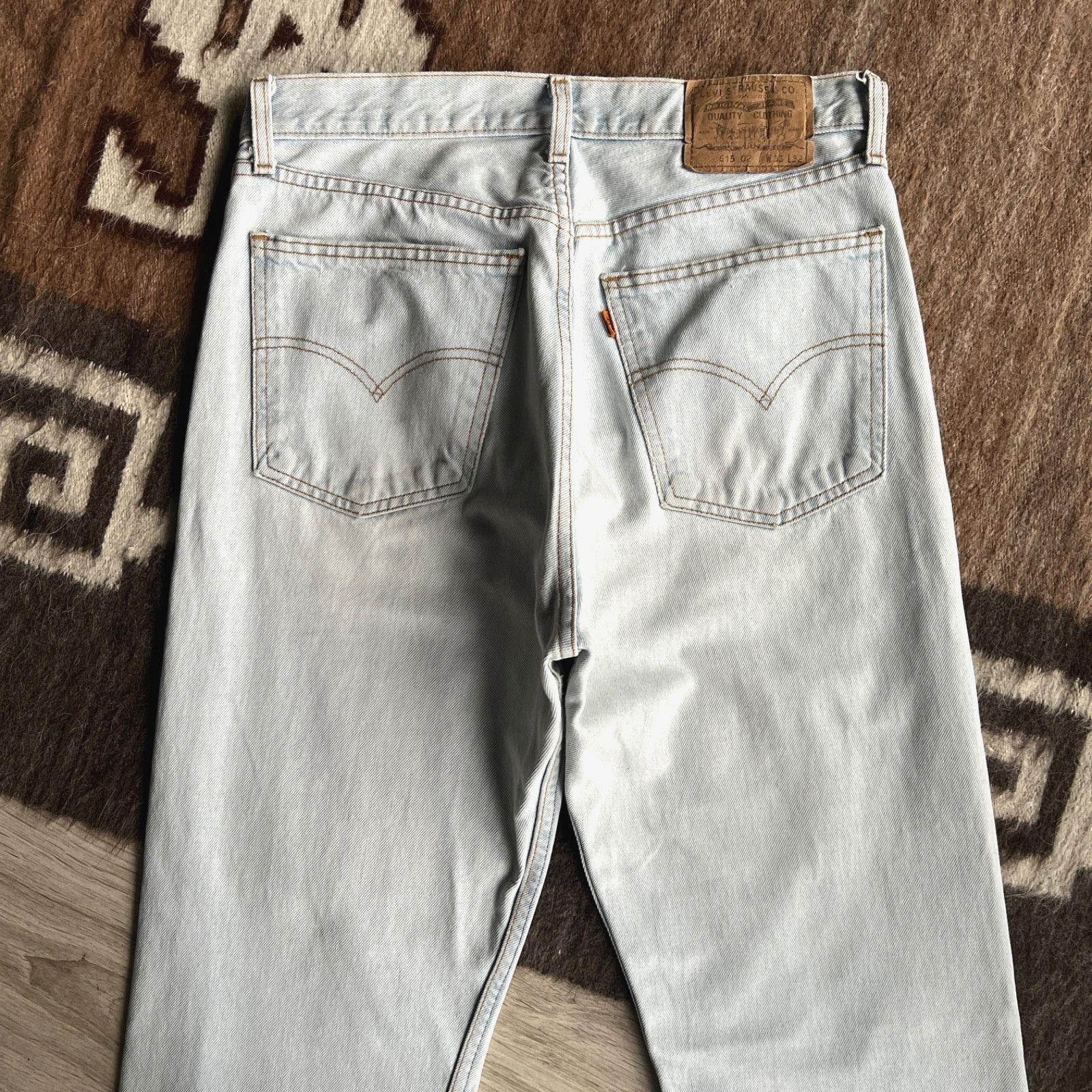 Levi's Levi’s 615 Orange Tab Vintage Light Wash Jeans 9820AC Size US 32 / EU 48 - 1 Thumbnail