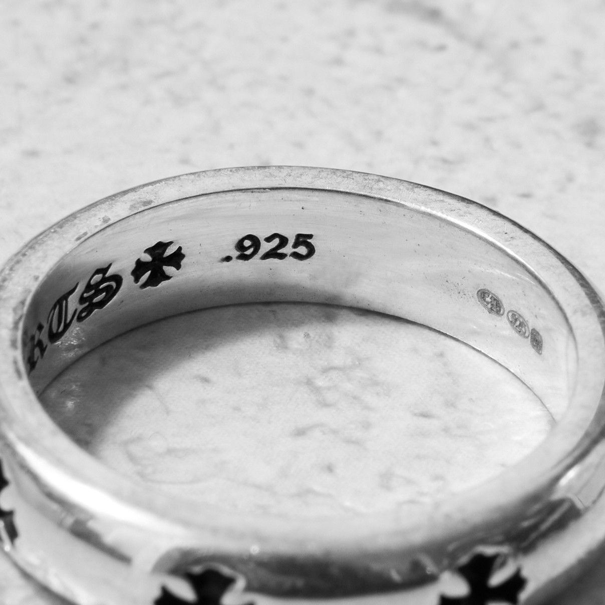 Chrome Hearts CHROME HEARTS Plus Band Ring Size ONE SIZE - 5 Thumbnail