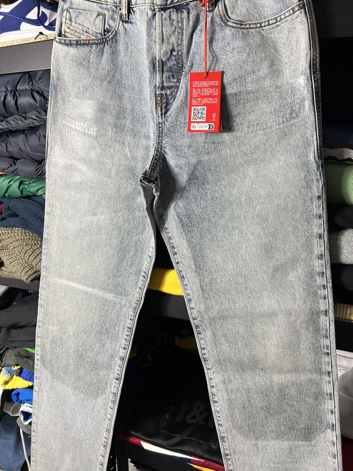 Diesel Diesel Vintage Light Wash Jeans High Waist Straight Fit Y2K Size US 32 / EU 48 - 8 Thumbnail