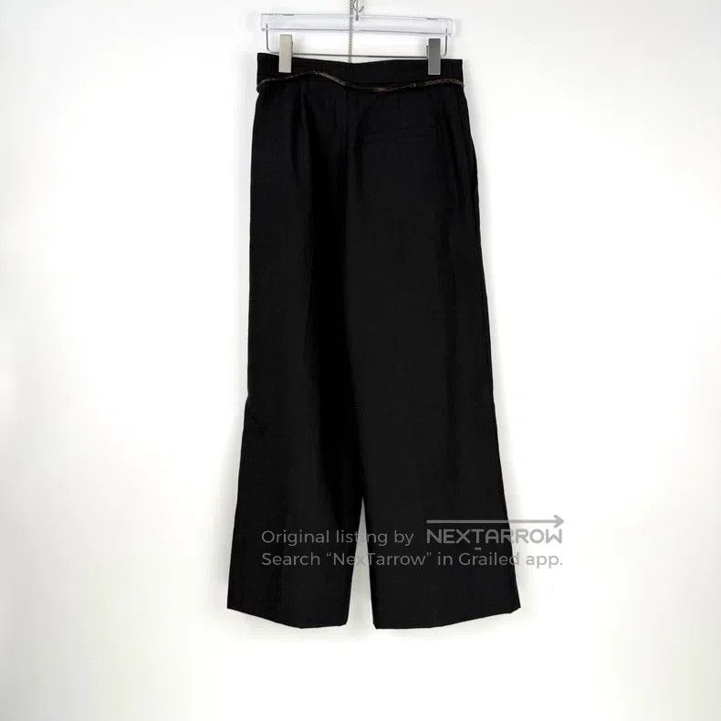 Louis Vuitton Louis Vuitton Black and grey floral print full belt wool t Size US 36 / EU 52 - 4 Thumbnail
