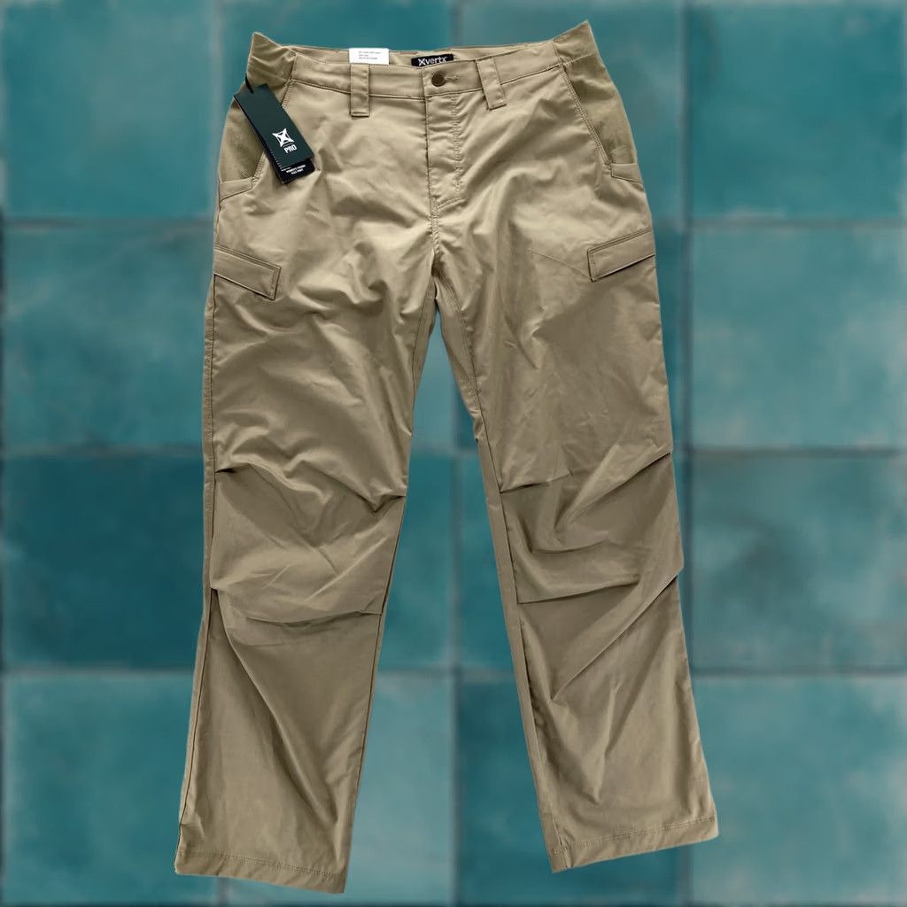 Vintage Vertx Pro Fusion Flex Pants Womens 12/30 Desert Tan Tactical Cargo Workwear NWT Size 34" / US 12 / IT 48 - 1 Thumbnail
